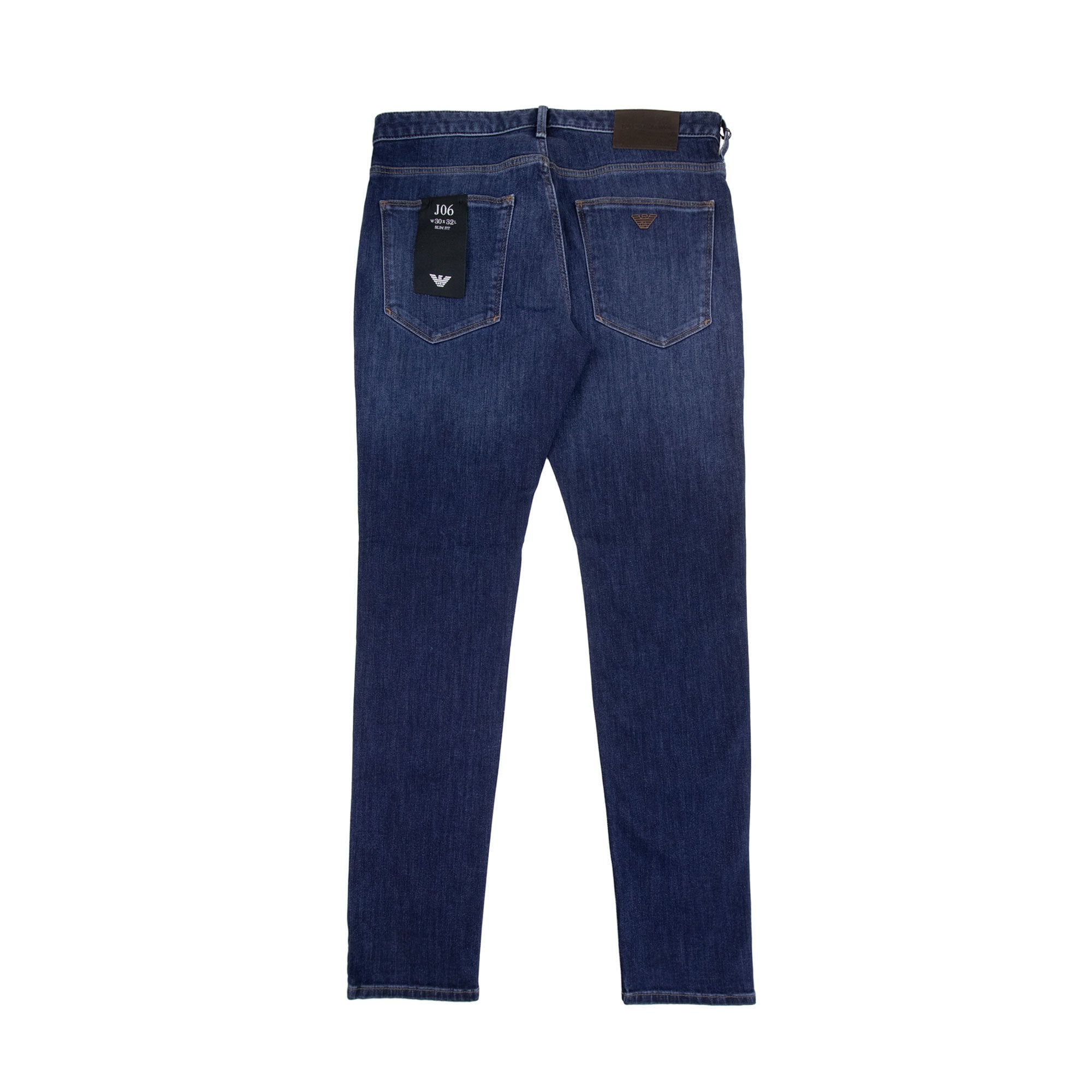 Emporio Armani J06 11.5 Oz Slim Fit Comfort Denim Jeans Denim Blue 942