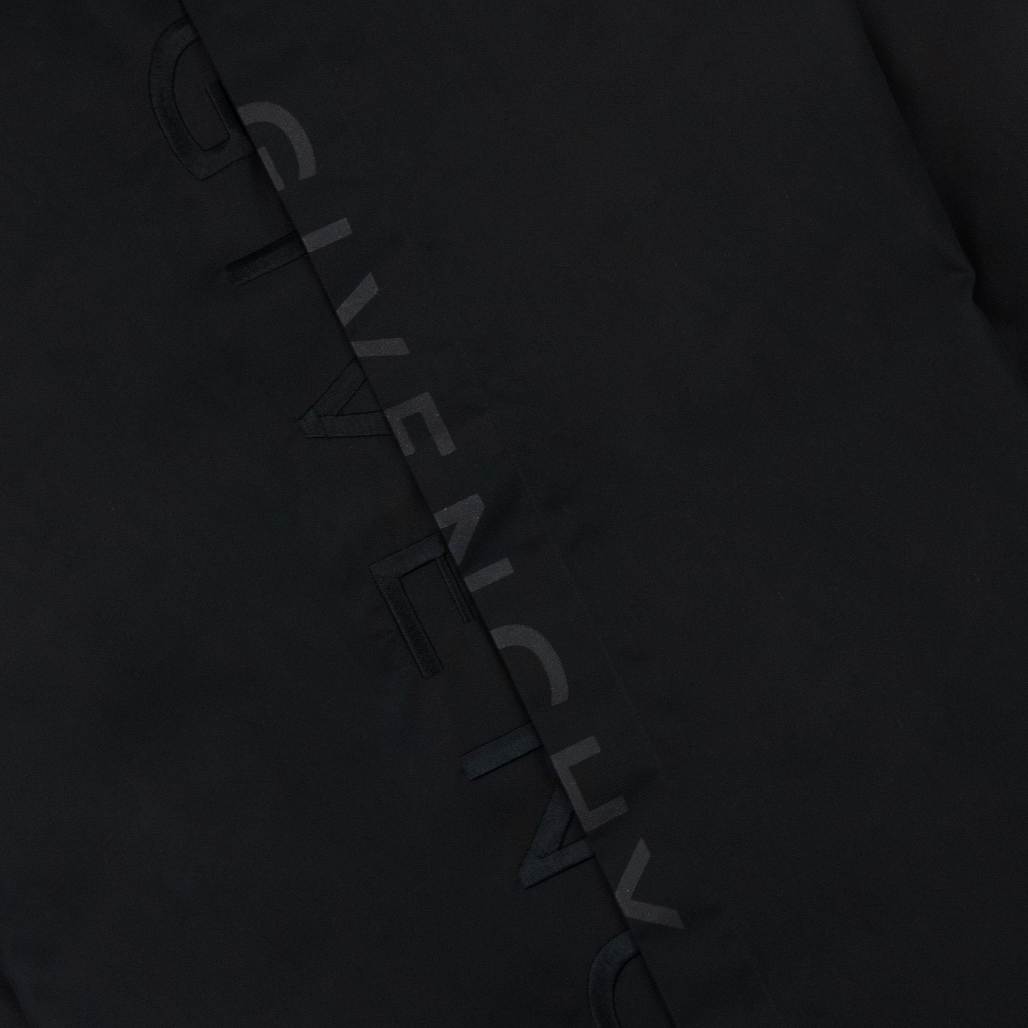 Givenchy Embroidered Split Logo Shirt Black
