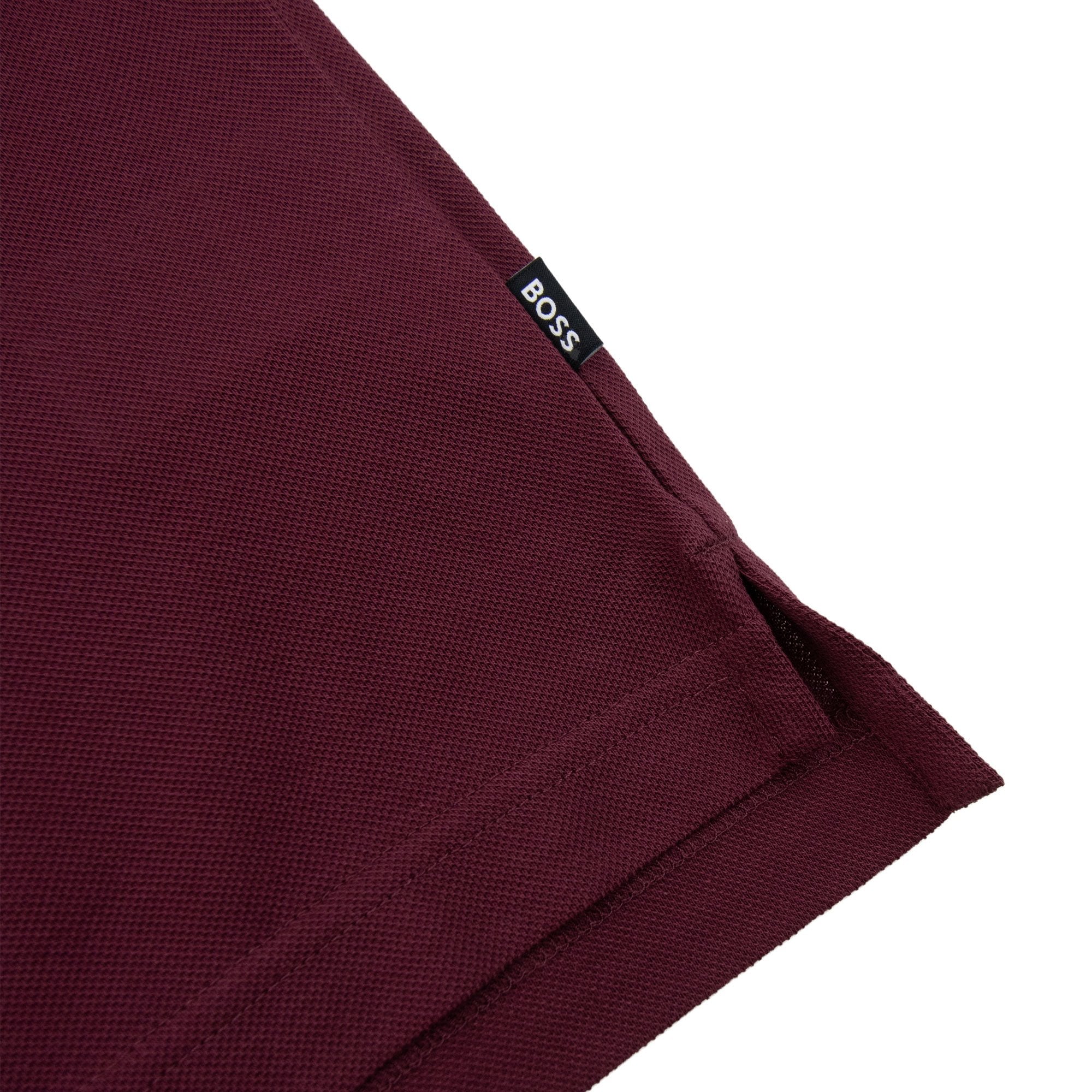 Hugo Boss Parlay 147 Mercerised Polo Shirt Dark Red 603