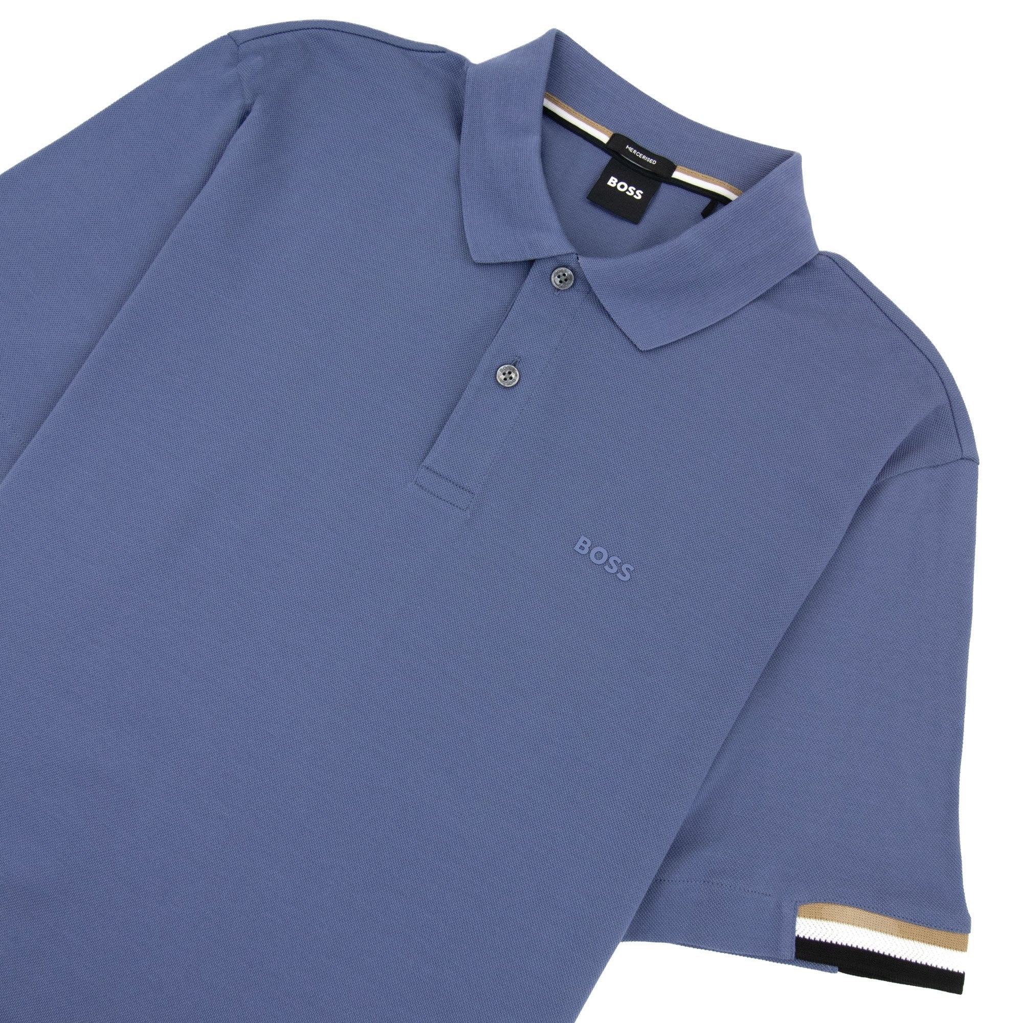 Hugo Boss Parlay 147 Mercerised Polo Shirt Blue 479
