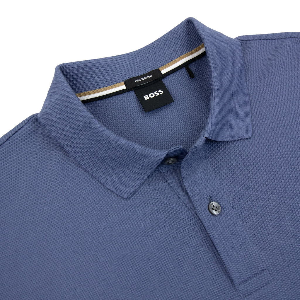 Hugo Boss Parlay 147 Mercerised Polo Shirt Blue 479