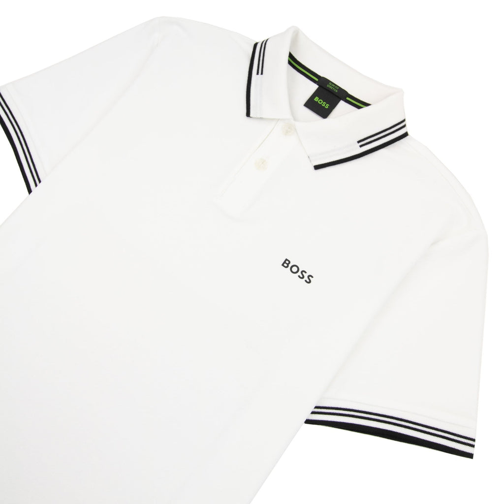 Hugo Boss Paul Slim Fit Polo White 100
