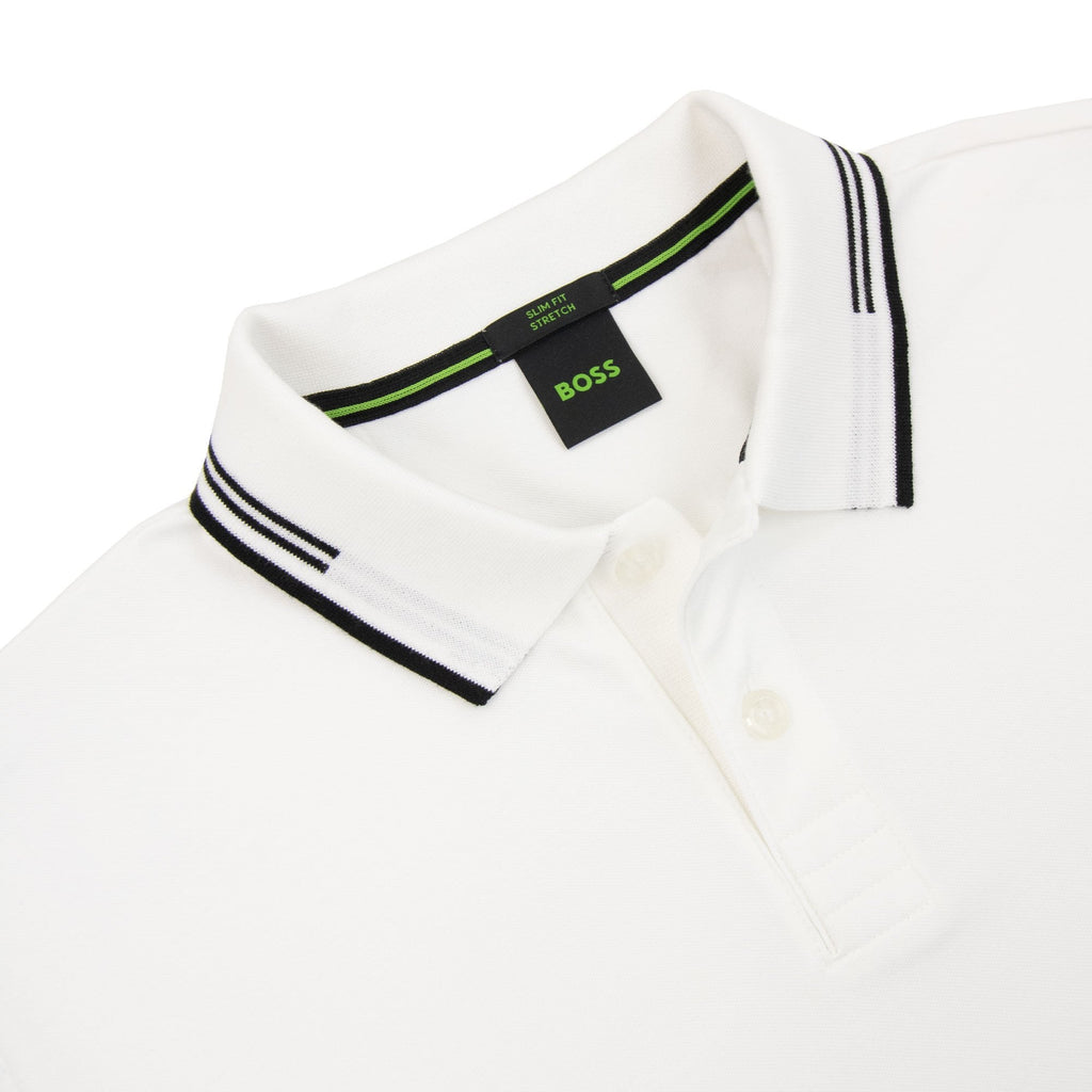 Hugo Boss Paul Slim Fit Polo White 100