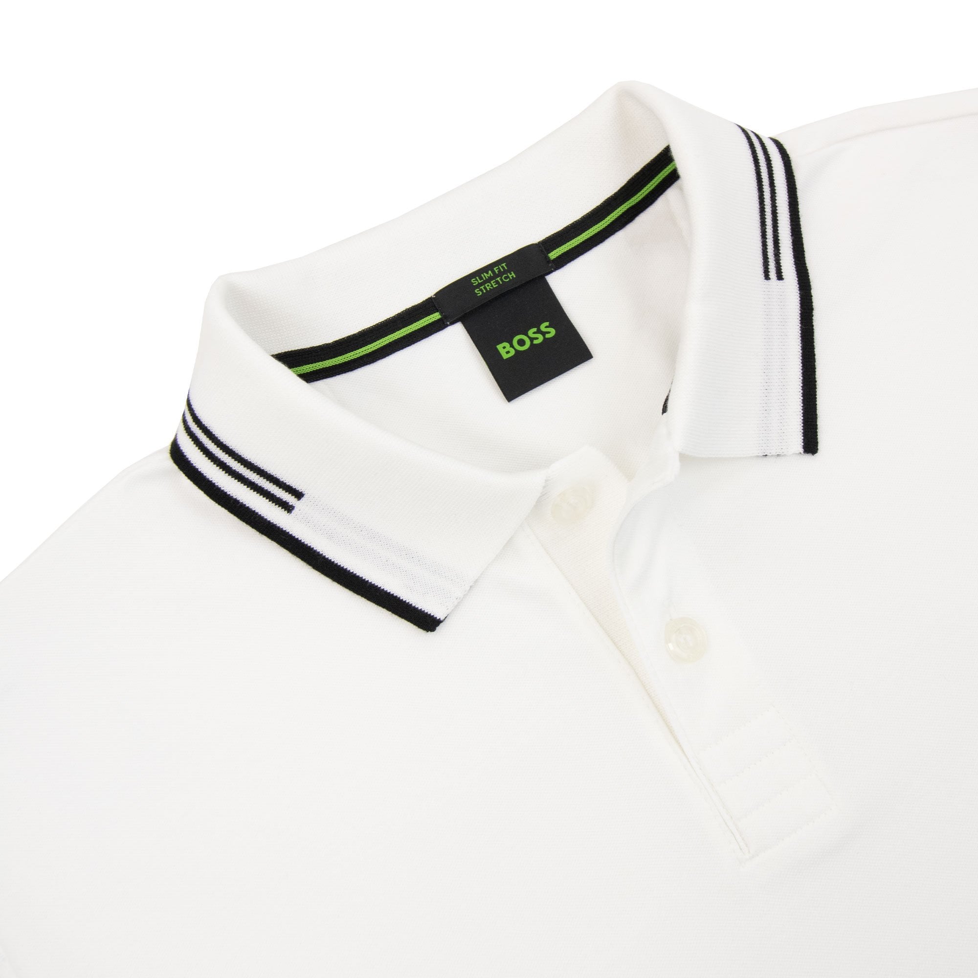Hugo Boss Paul Slim Fit Polo White 100