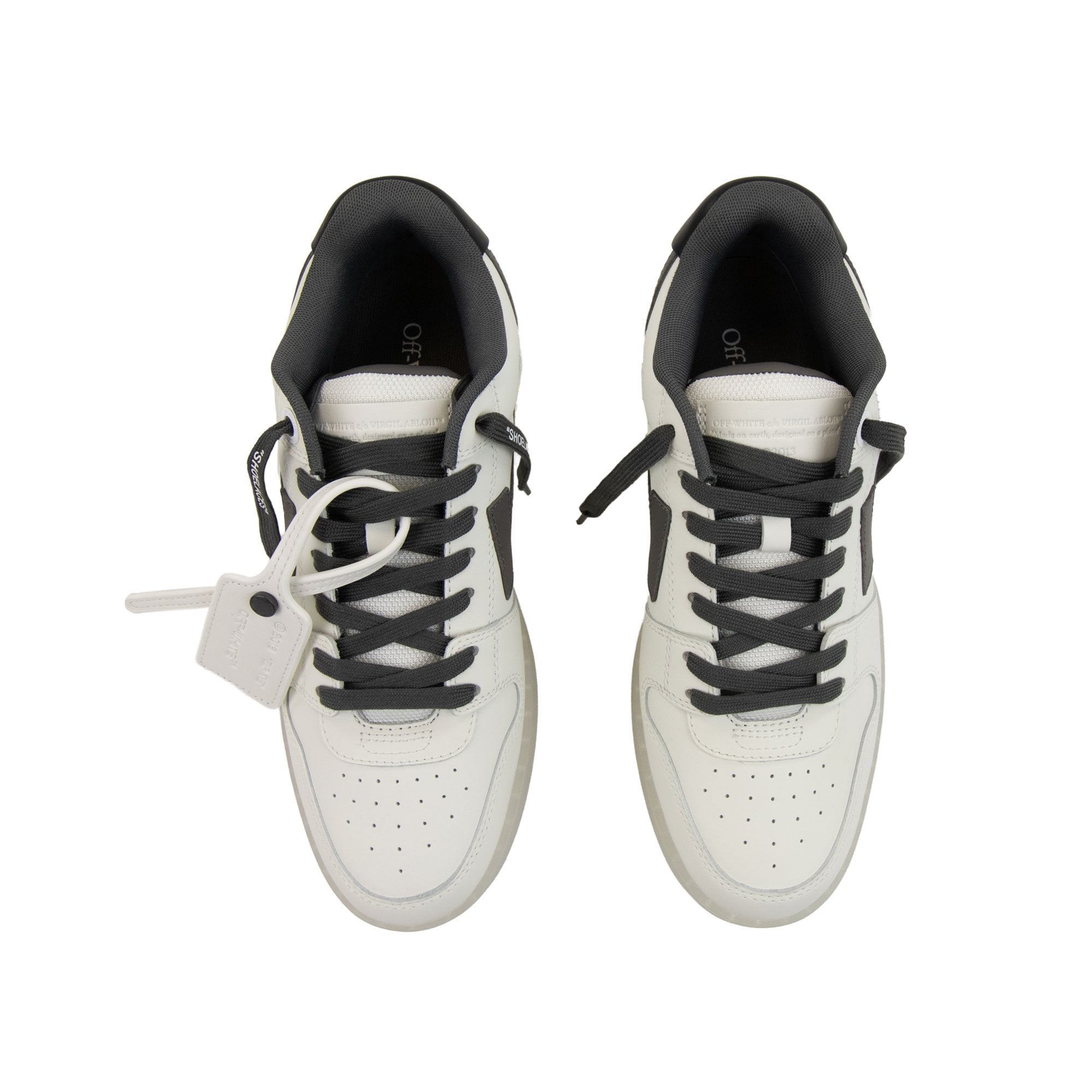 Off White Out Of Office Transparent Trainers White/Dark Grey