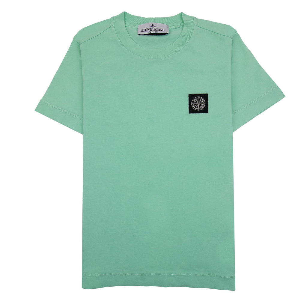 Stone Island Junior Chest Patch T/s Light Green V0052