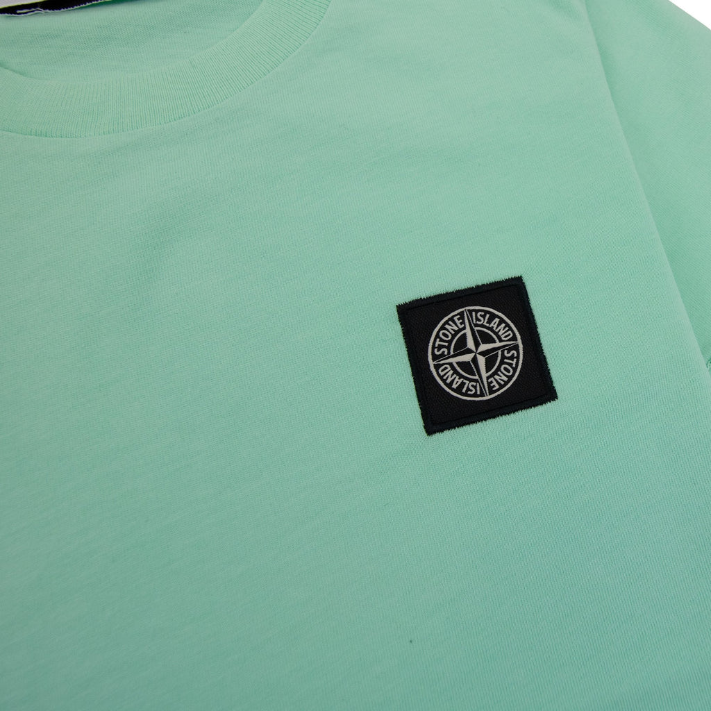 Stone Island Junior Chest Patch T/s Light Green V0052