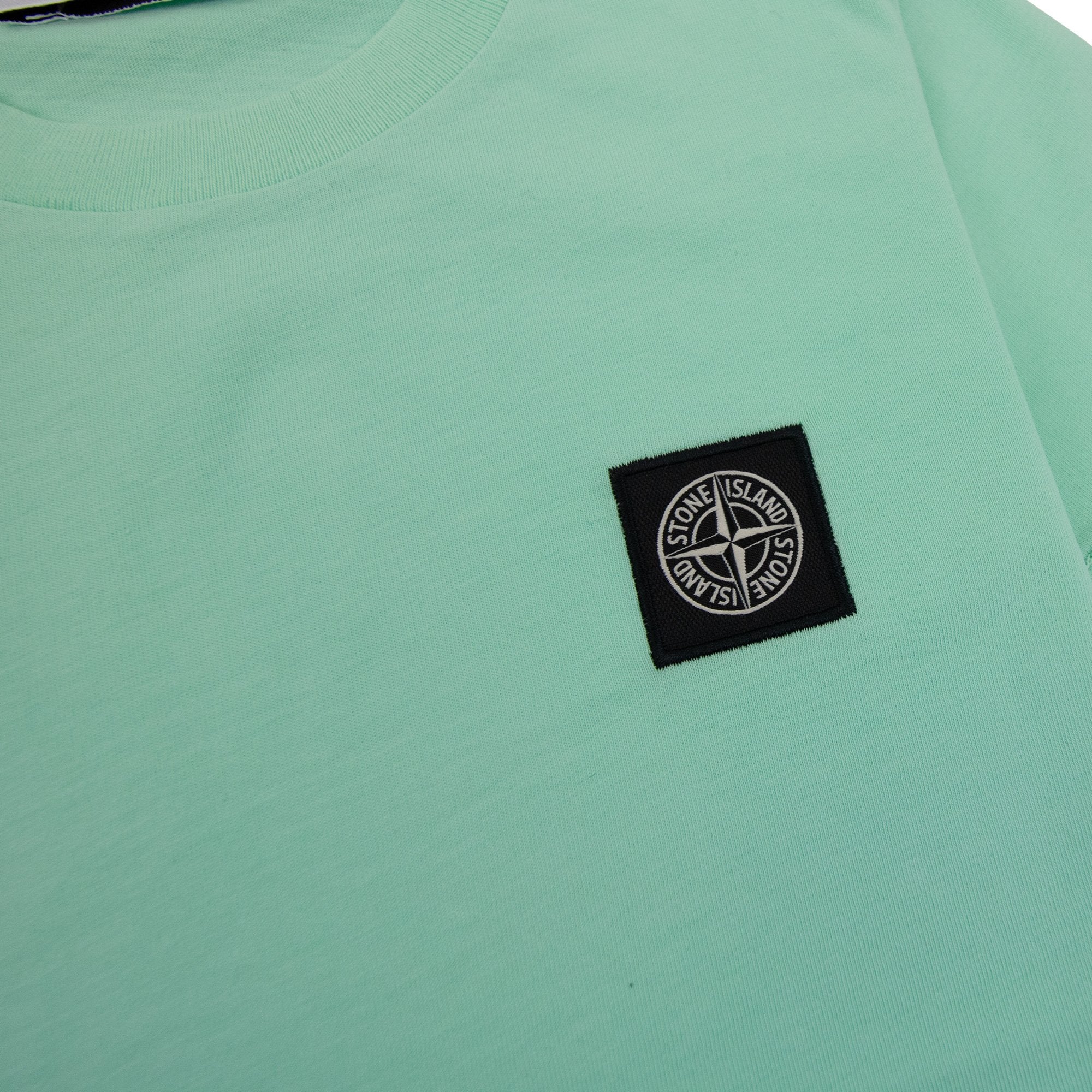 Stone Island Junior Chest Patch T/s Light Green V0052