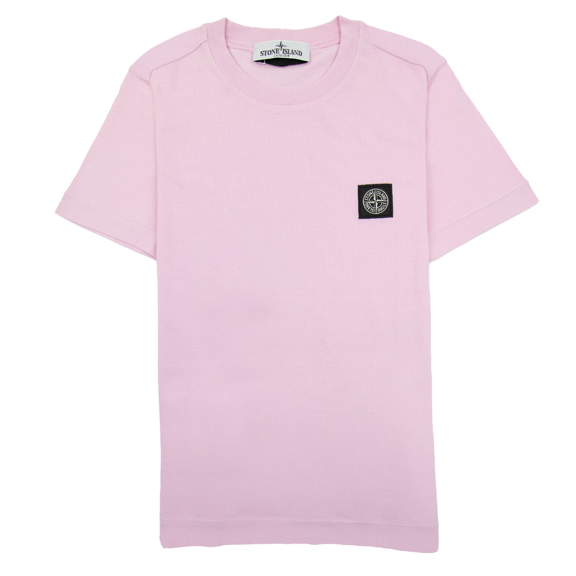 Stone Island Junior Chest Patch T/s Pink V0080