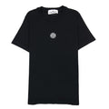 Stone Island Junior 21071 30/1 Starfish Two Print T Shirt Black V0029