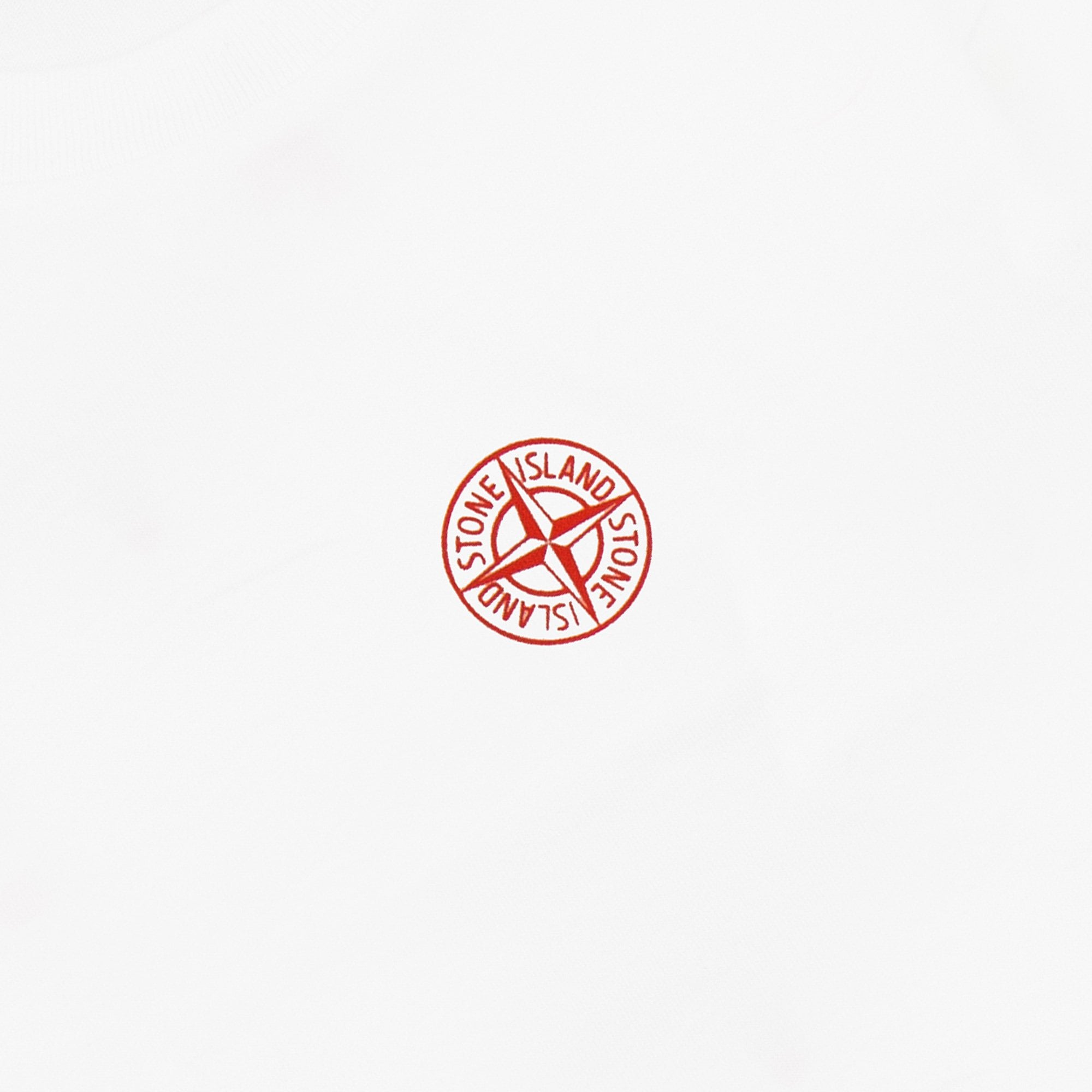 Stone Island Junior 21071 30/1 Starfish Two Print T Shirt White V0001
