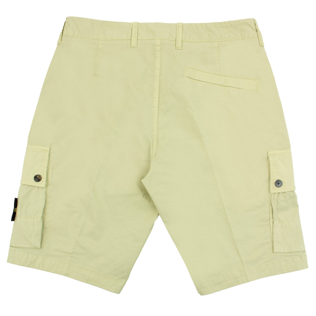 Stone Island L1110 Twill Stretch Tc Cargo Shorts Pistachio V0051