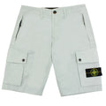 Stone Island L1110 Twill Stretch Tc Cargo Shorts Sky Blue V0041