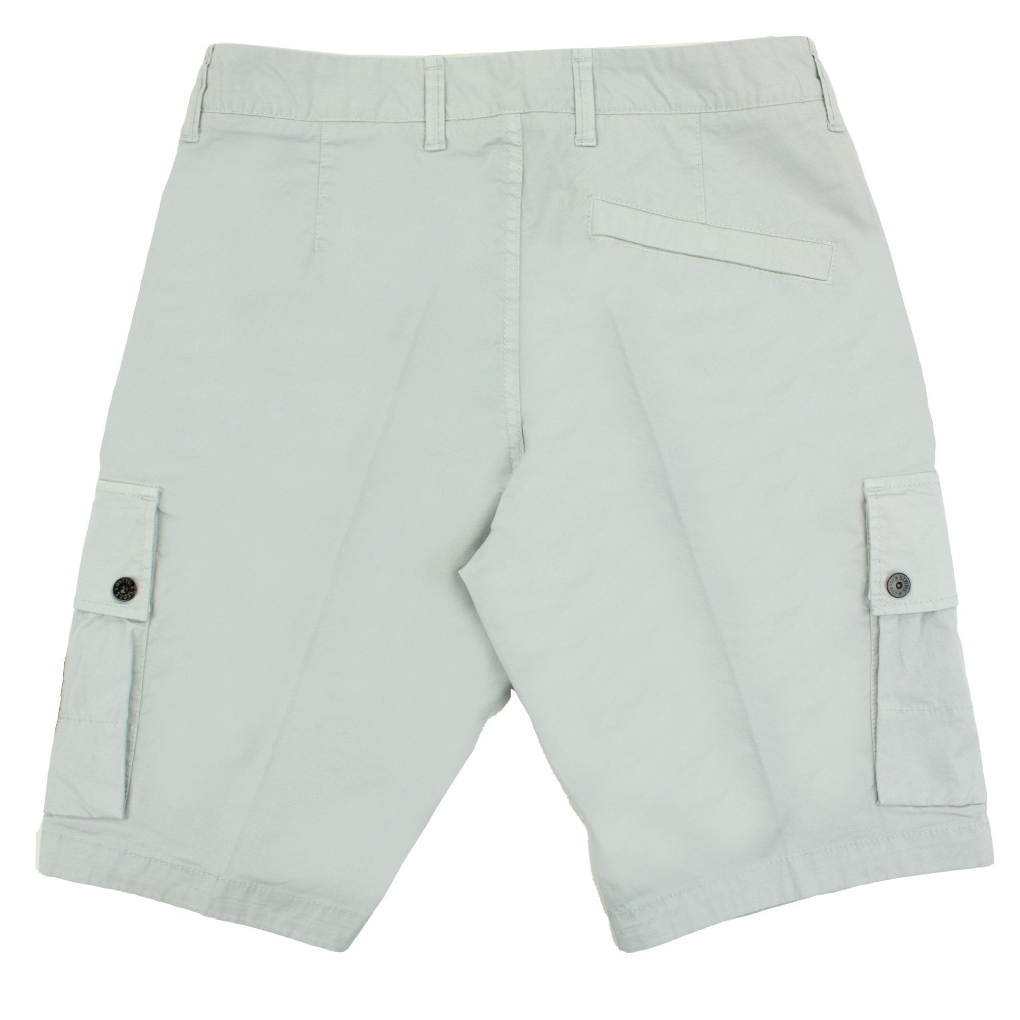 Stone Island L1110 Twill Stretch Tc Cargo Shorts Sky Blue V0041