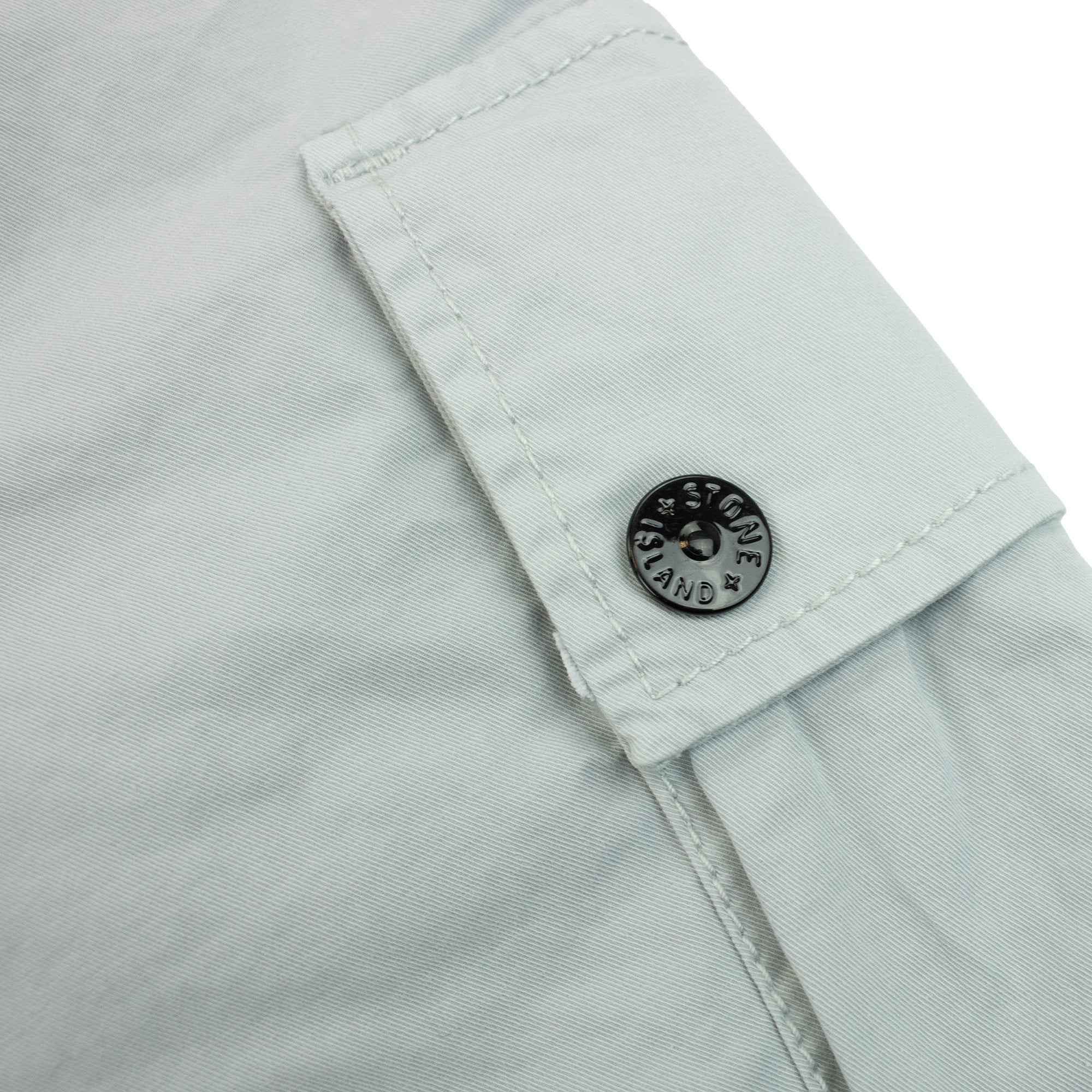 Stone Island L1110 Twill Stretch Tc Cargo Shorts Sky Blue V0041