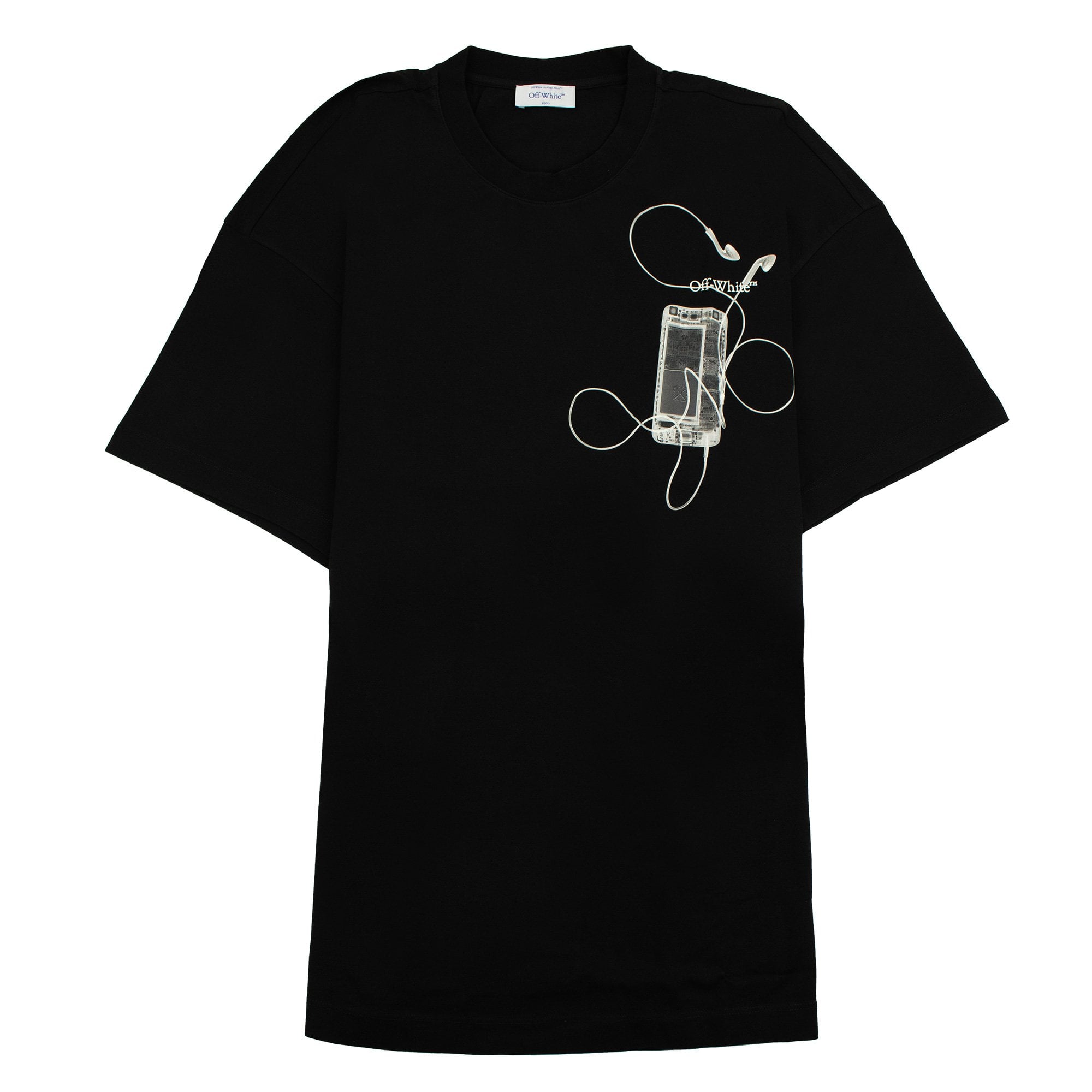 Off White Scan Arr Over S/s T Shirt Black/grey