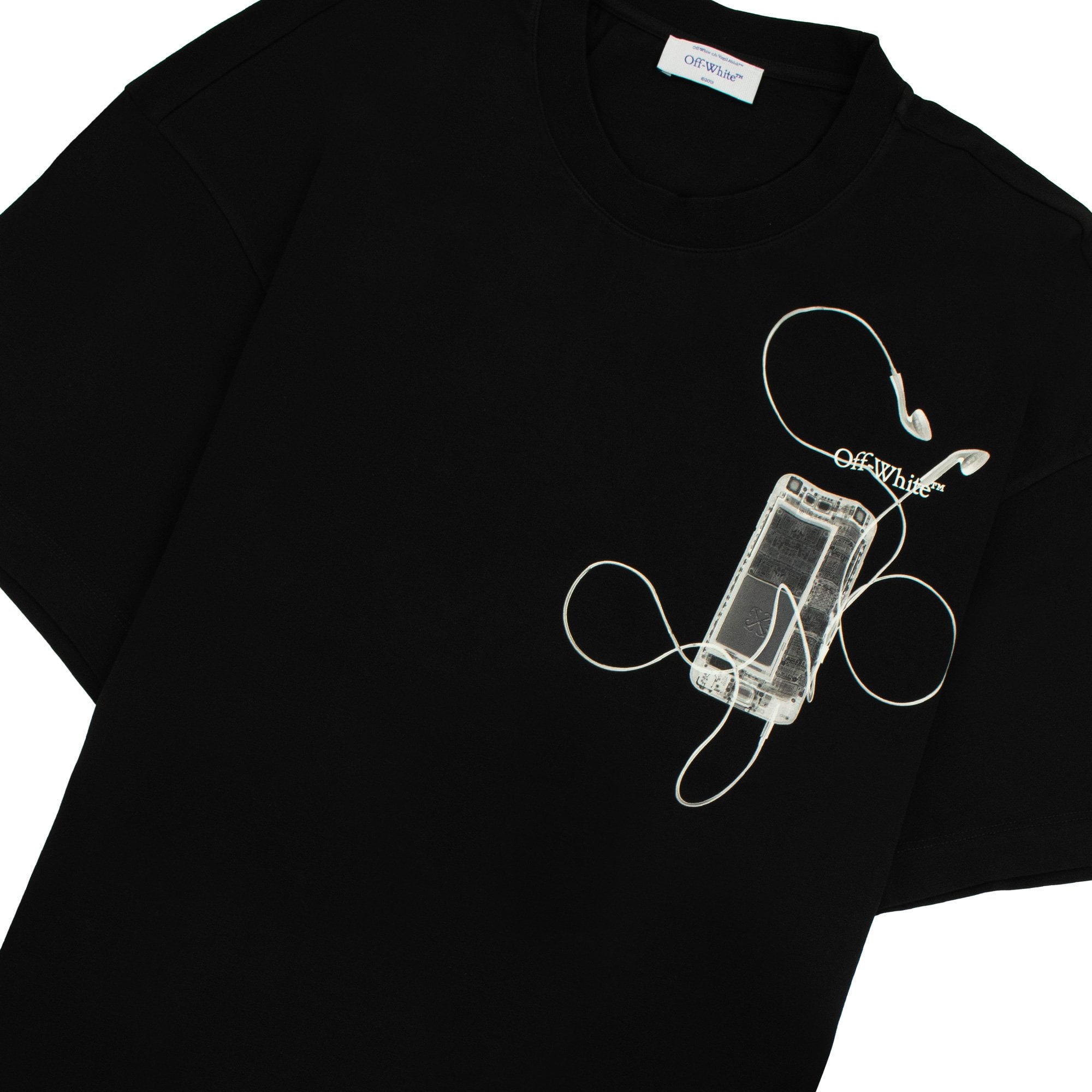Off White Scan Arr Over S/s T Shirt Black/grey