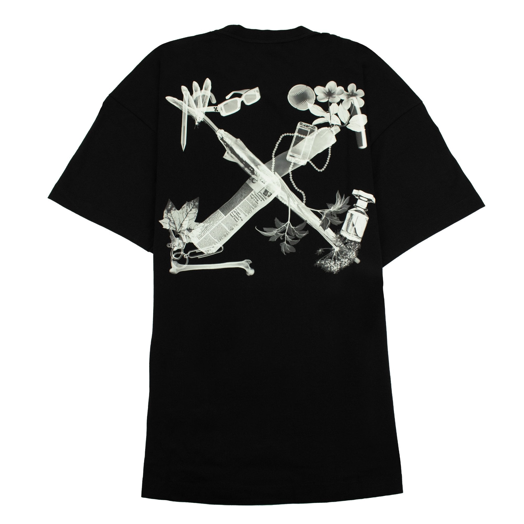 Off White Scan Arr Over S/s T Shirt Black/grey
