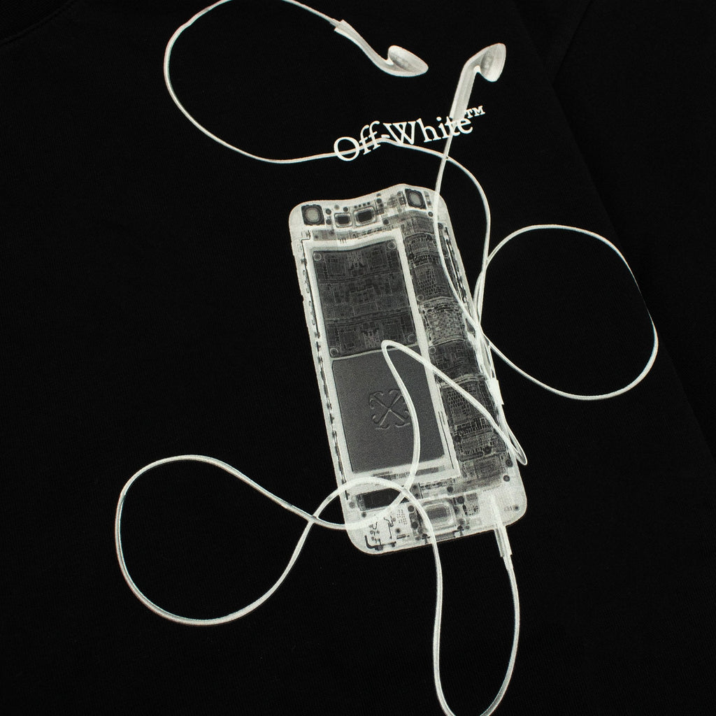 Off White Scan Arr Over S/s T Shirt Black/grey