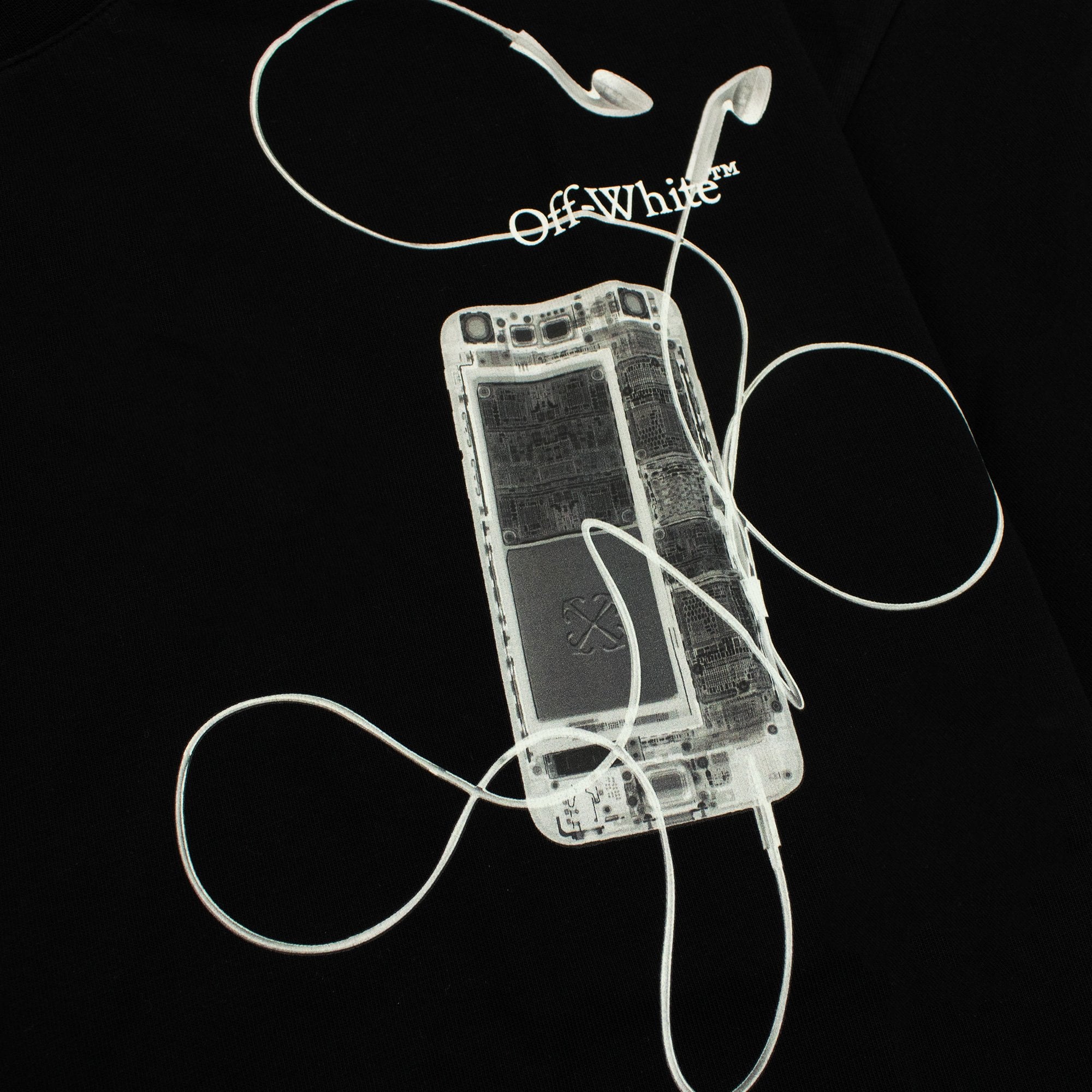 Off White Scan Arr Over S/s T Shirt Black/grey