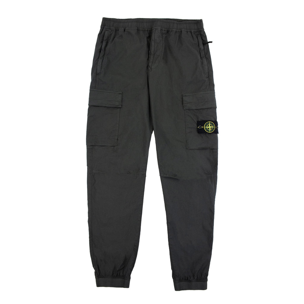 Stone Island 31303 Stretch Cotton Tela Paracadute Garment Dye Charcoal V0065