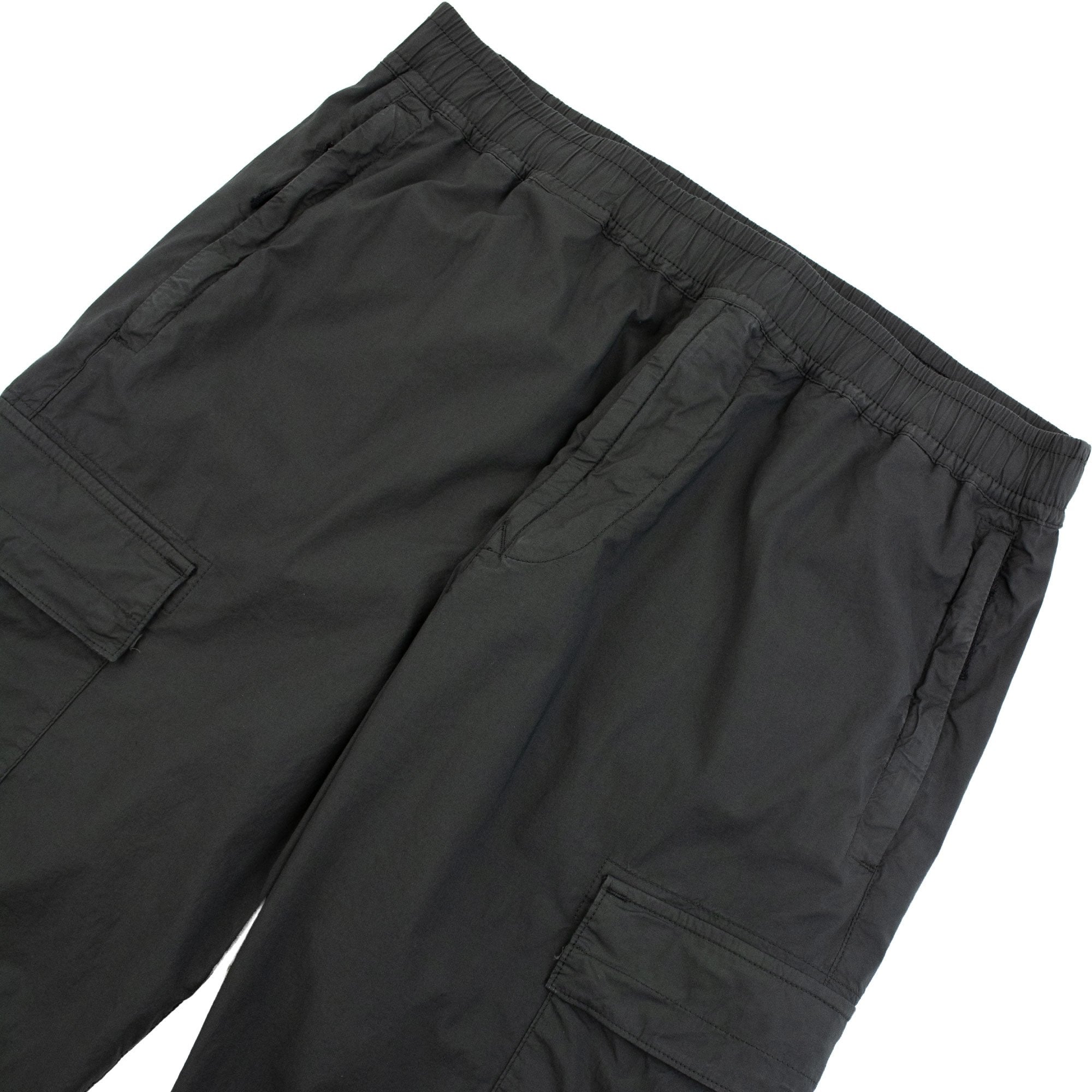 Stone Island 31303 Stretch Cotton Tela Paracadute Garment Dye Charcoal V0065
