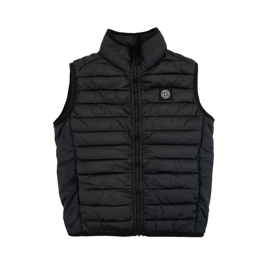 Stone Island Junior G0224 Down Blouson Gilet Black V0029