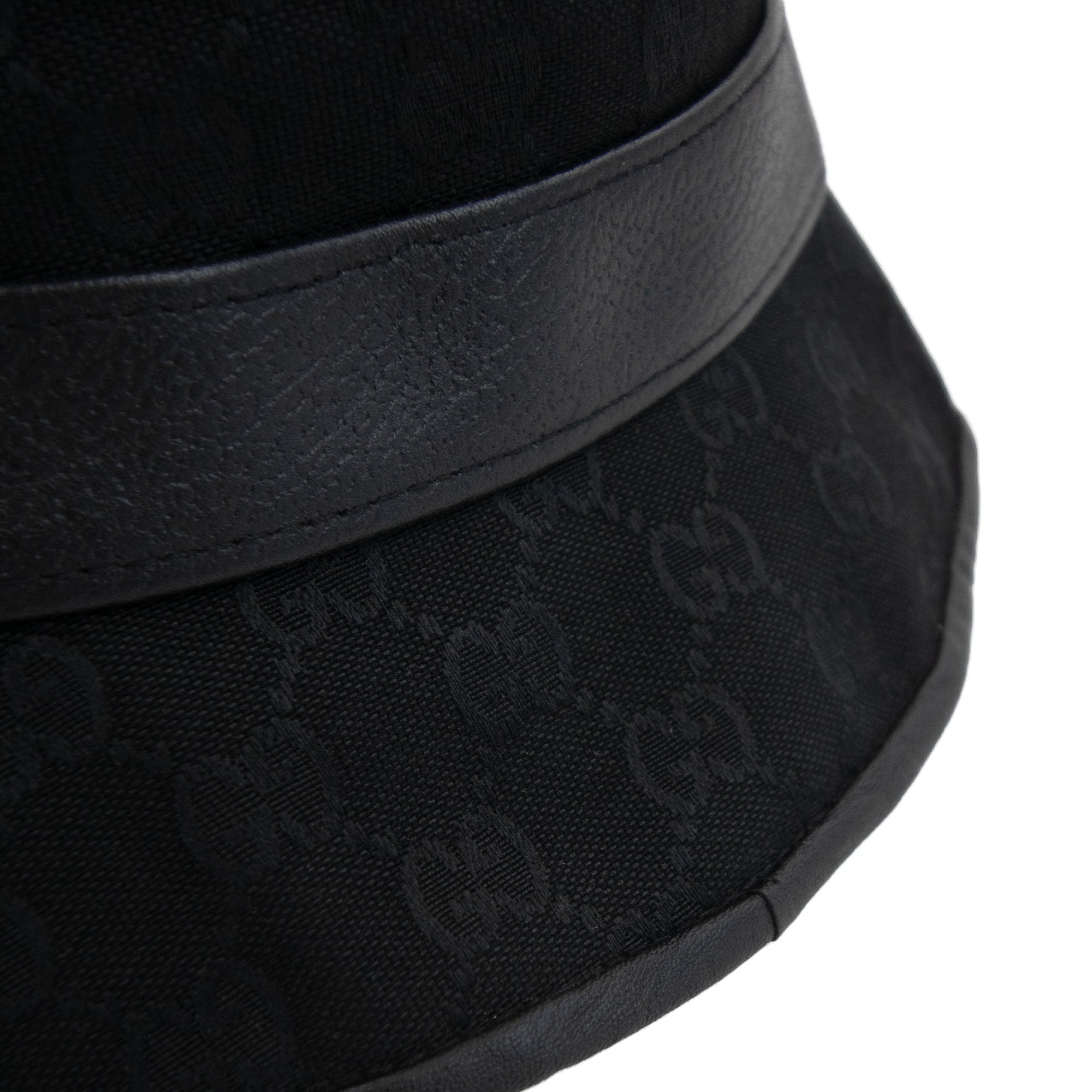 Gucci Gg Monogram Canvas Bucket Hat Black 1060