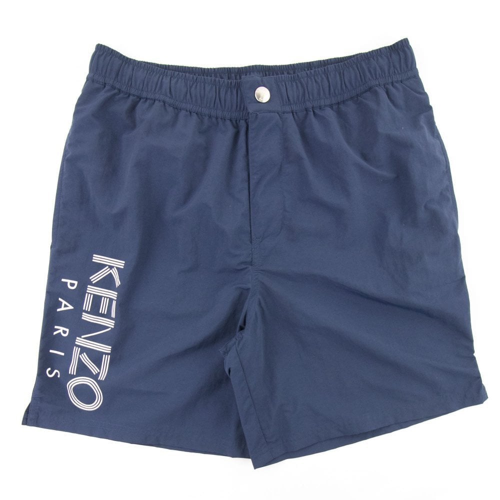 Kenzo Logo Bathing Shorts Navy