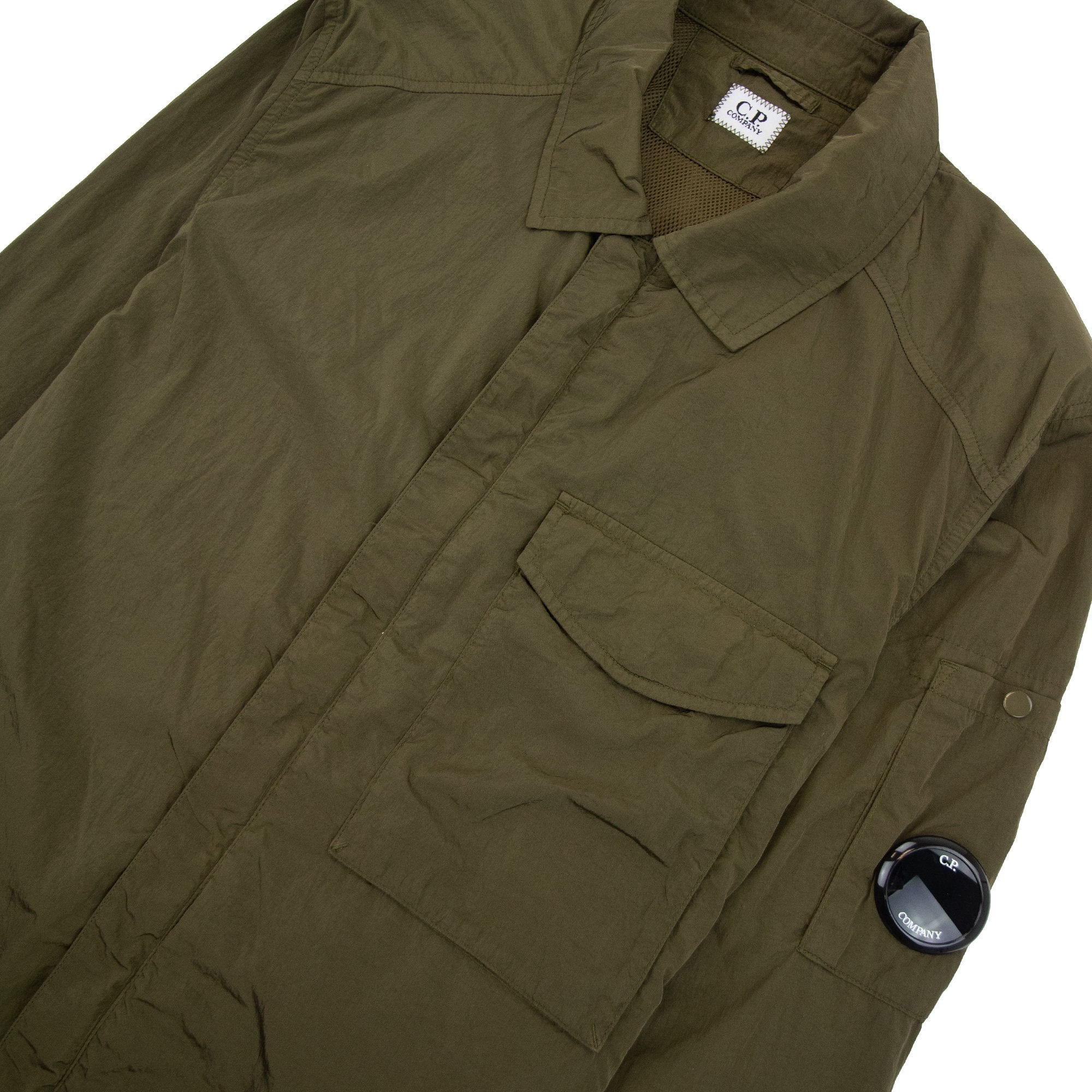 Cp Company Chrome R Pocket Overshirt Khaki 683