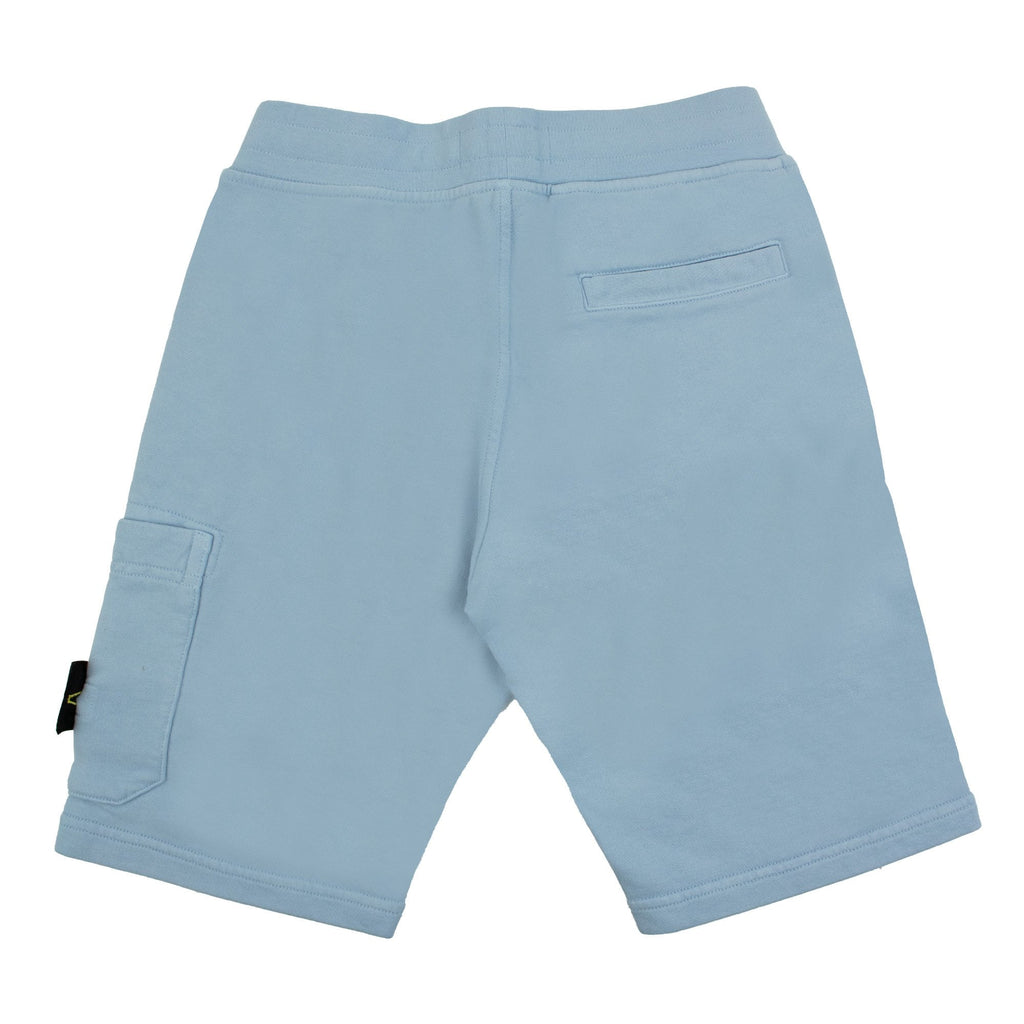 Stone Island Junior S/s Shorts Pale Blue V0040