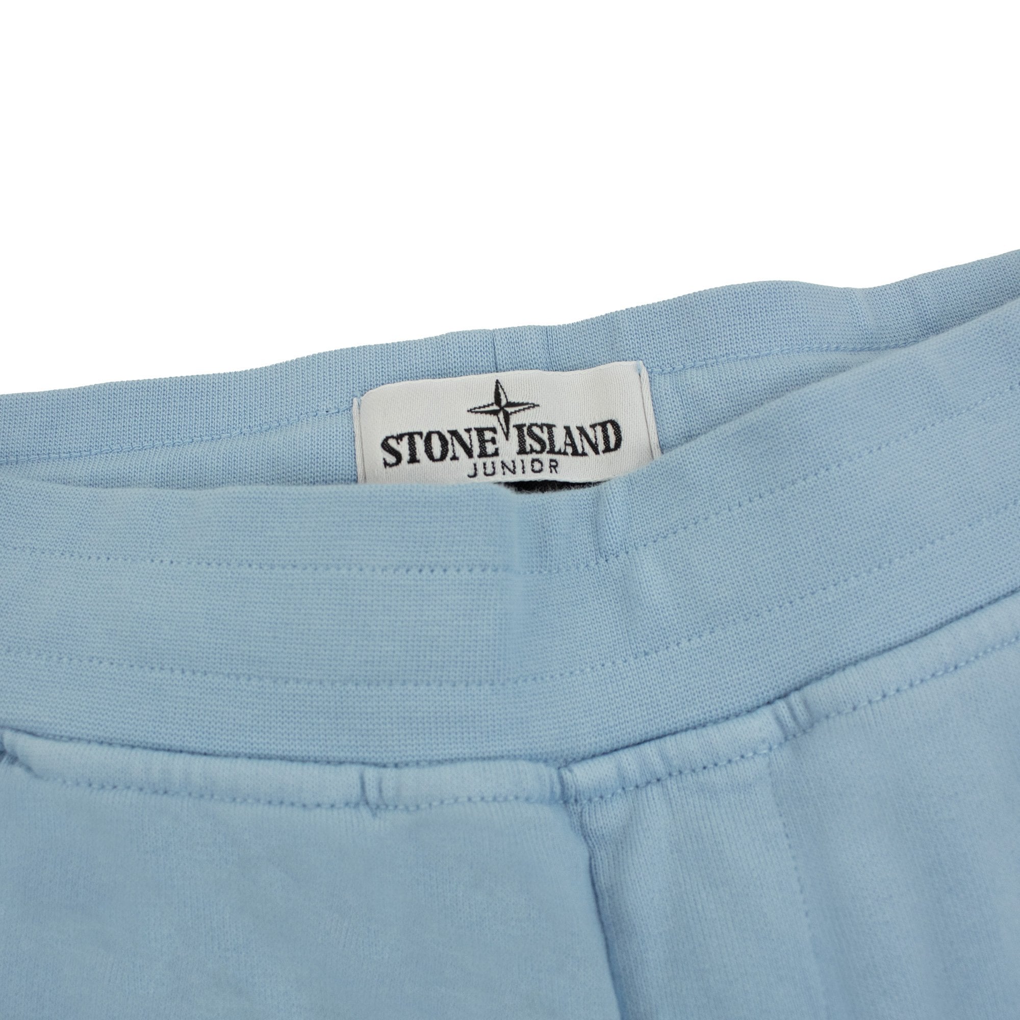 Stone Island Junior S/s Shorts Pale Blue V0040