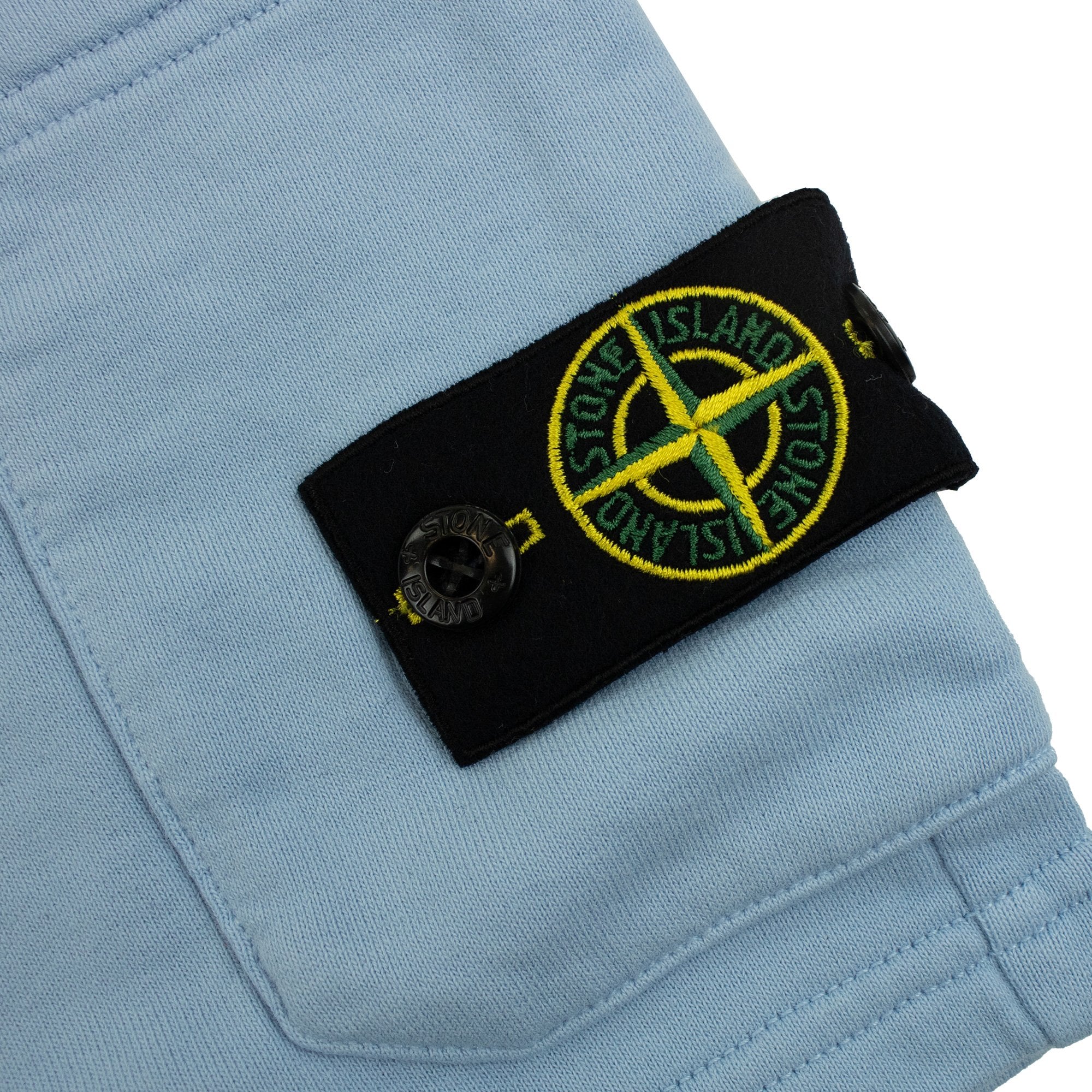 Stone Island Junior S/s Shorts Pale Blue V0040