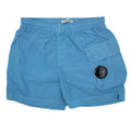 Cp Company Undersixteen Chrome-r Lense Cargo Swim Shorts Niagara Blue 853