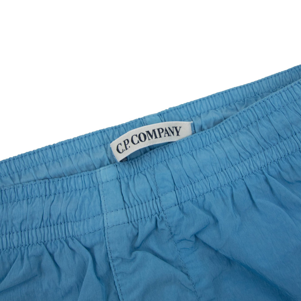 Cp Company Undersixteen Chrome-r Lense Cargo Swim Shorts Niagara Blue 853
