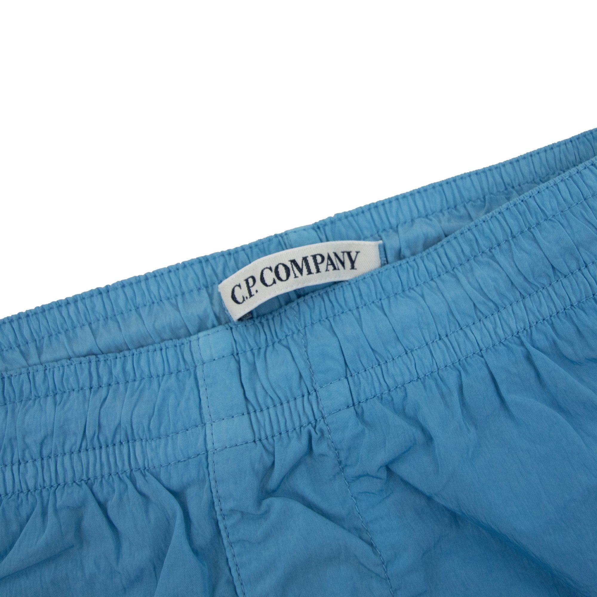 Cp Company Undersixteen Chrome-r Lense Cargo Swim Shorts Niagara Blue 853