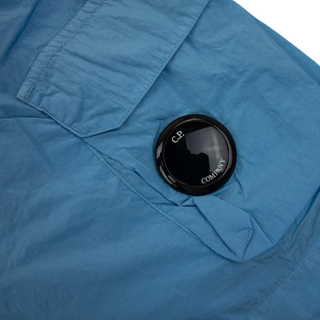 Cp Company Undersixteen Chrome-r Lense Cargo Swim Shorts Niagara Blue 853