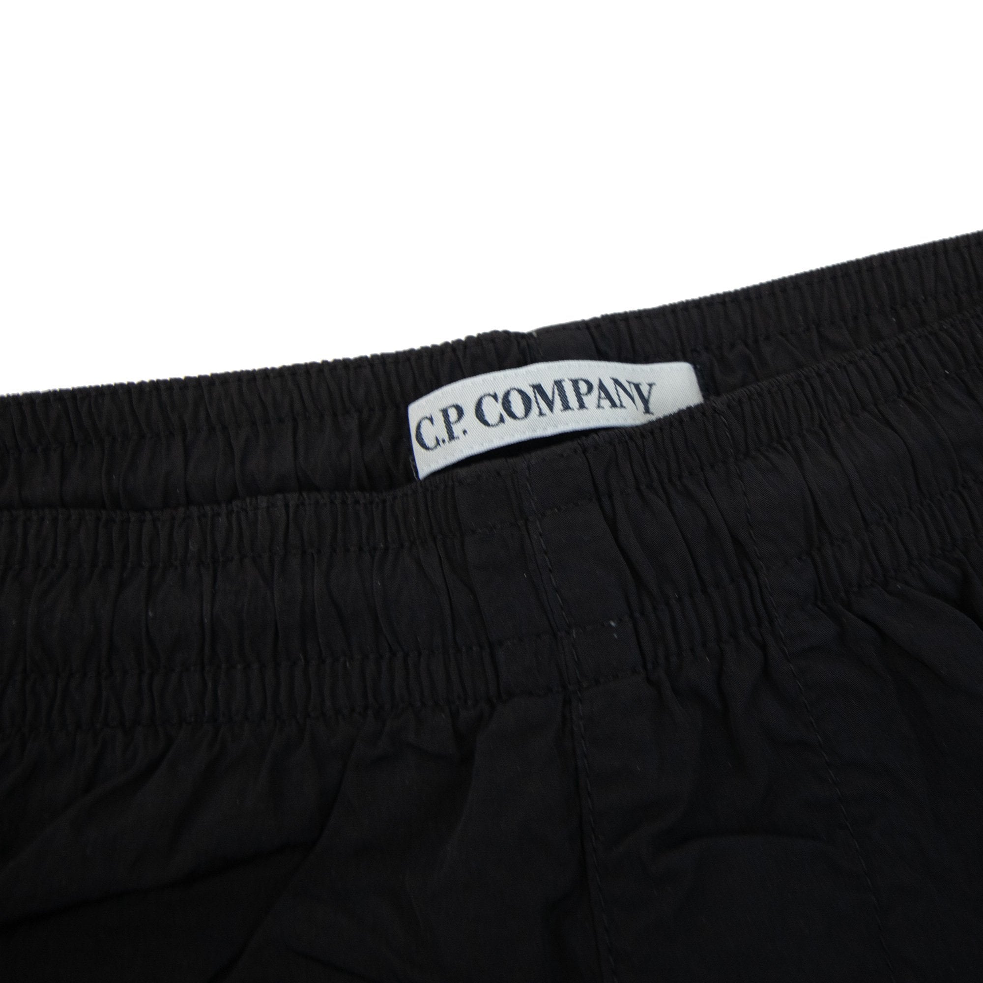 Cp Company Undersixteen Chrome-r Lense Cargo Swim Shorts Black 999