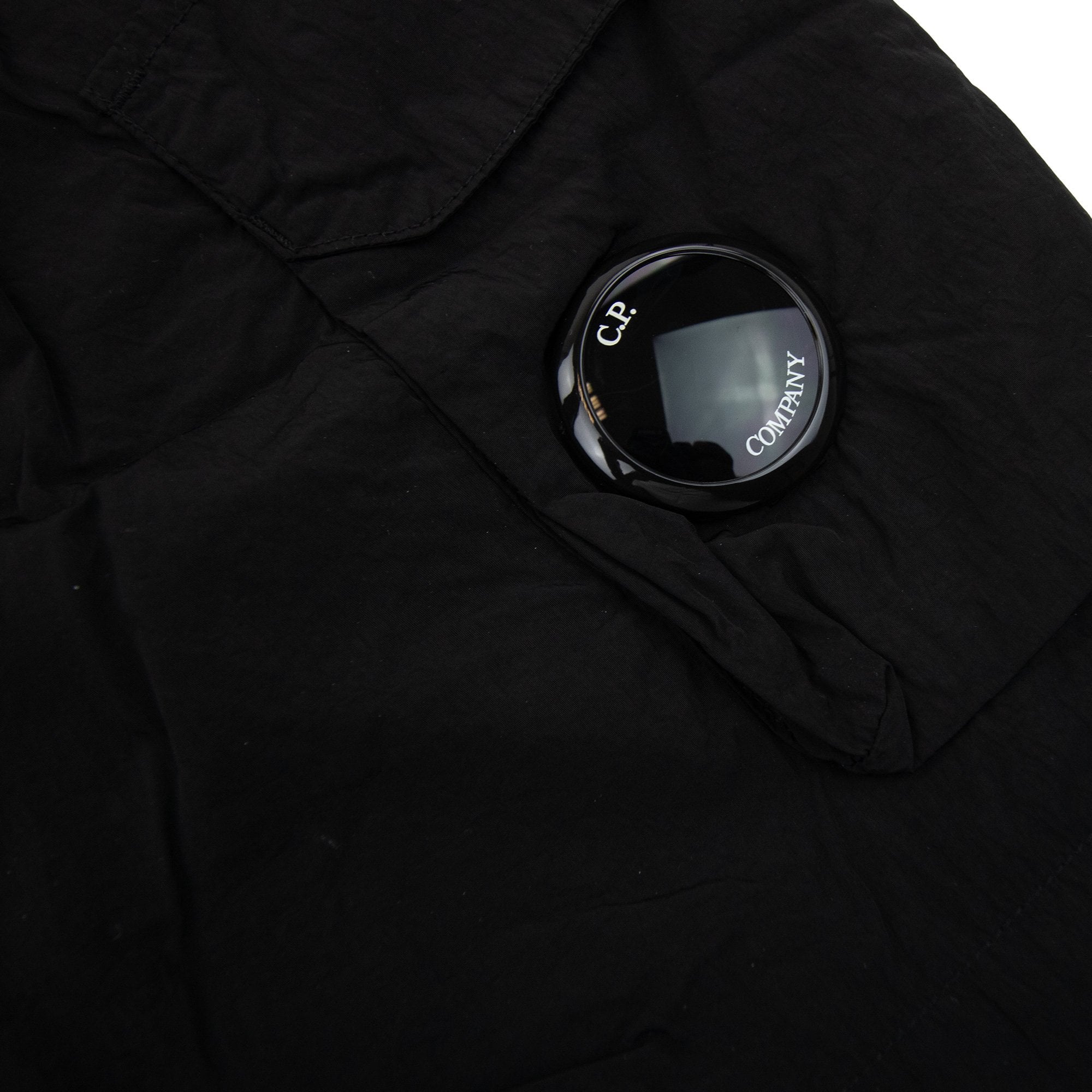 Cp Company Undersixteen Chrome-r Lense Cargo Swim Shorts Black 999