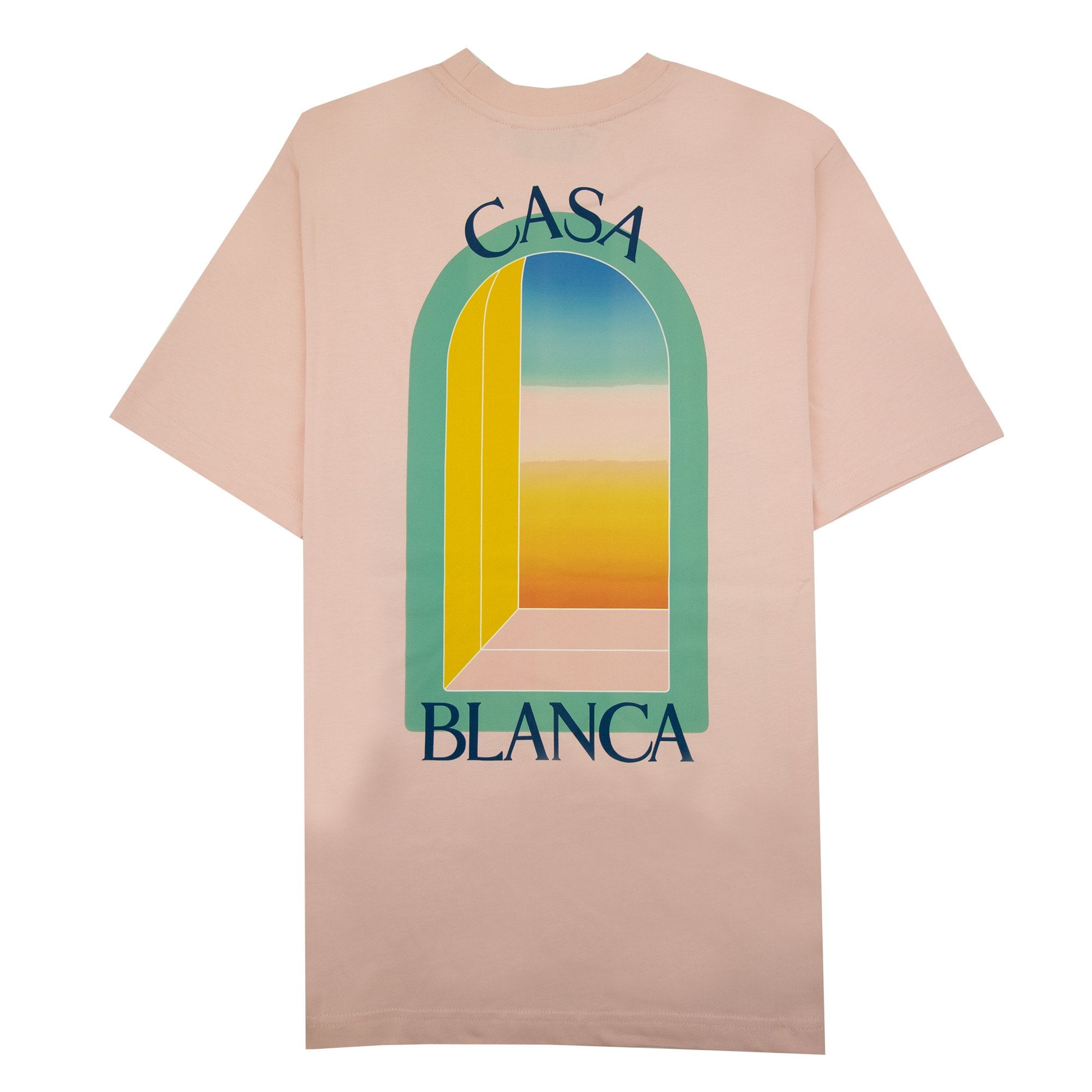 Casablanca L Arch Colore Printed T Shirt Pale Pink