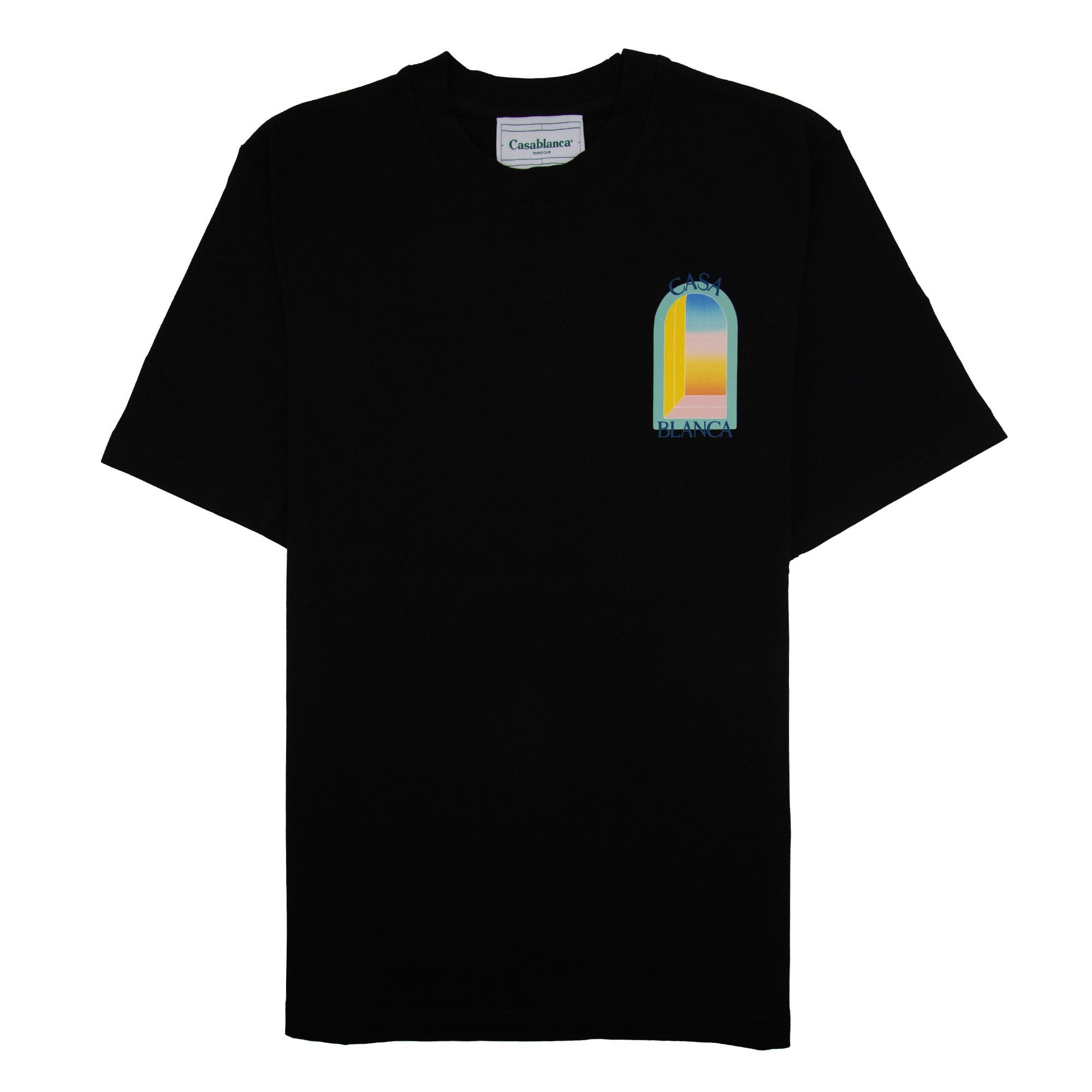 Casablanca L Arch Colore Printed T Shirt Black 001
