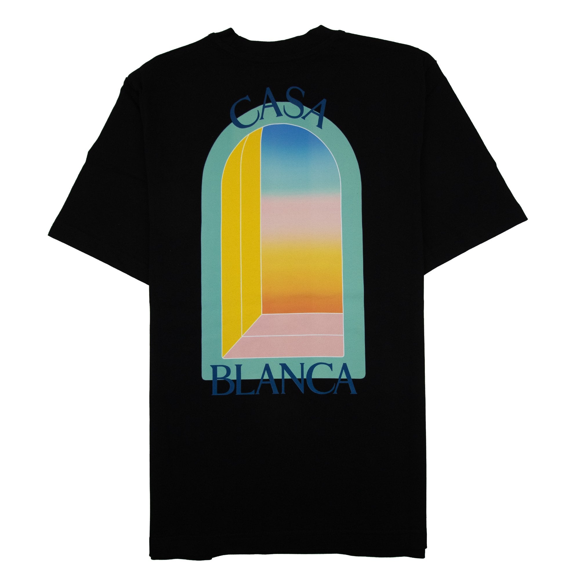 Casablanca L Arch Colore Printed T Shirt Black 001