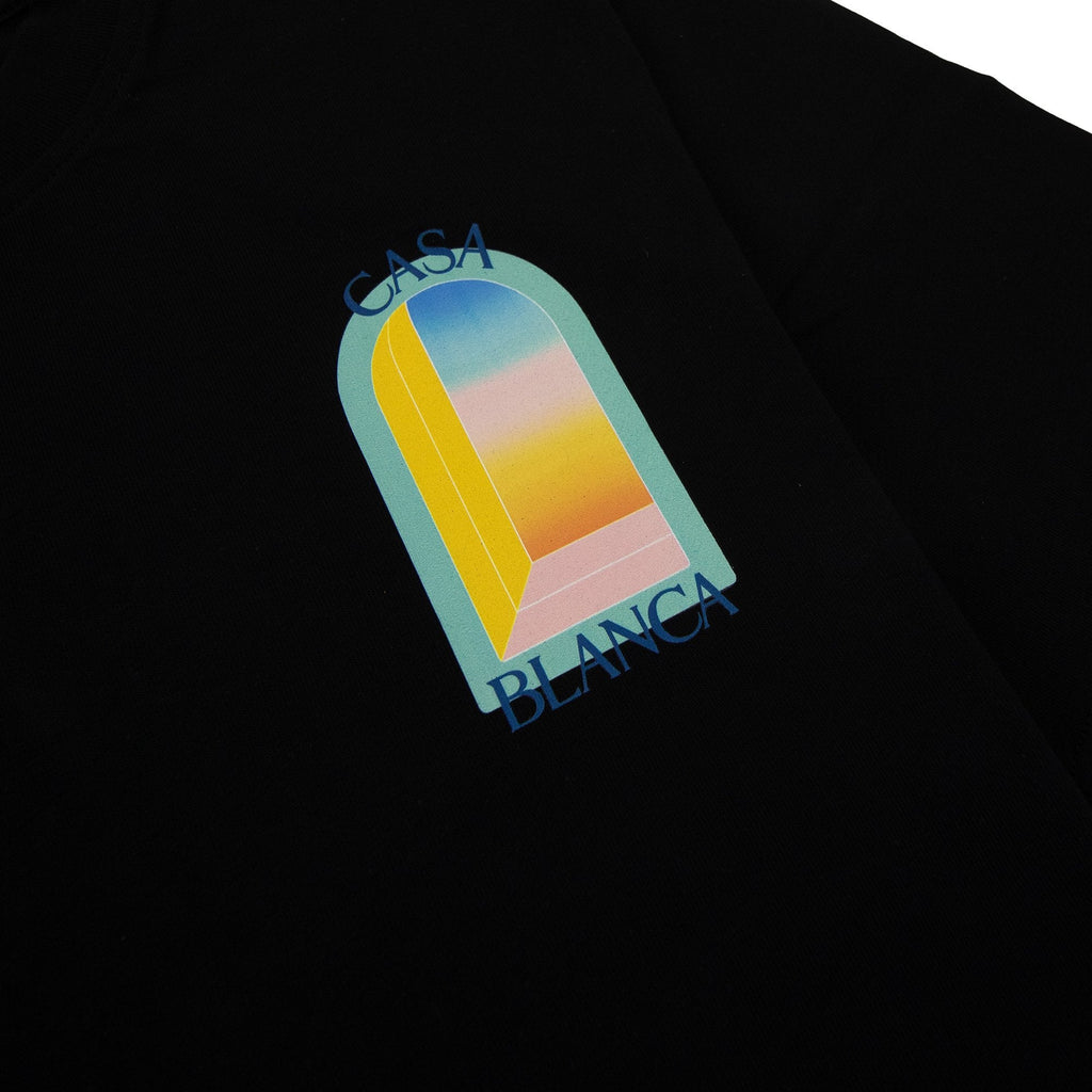 Casablanca L Arch Colore Printed T Shirt Black 001
