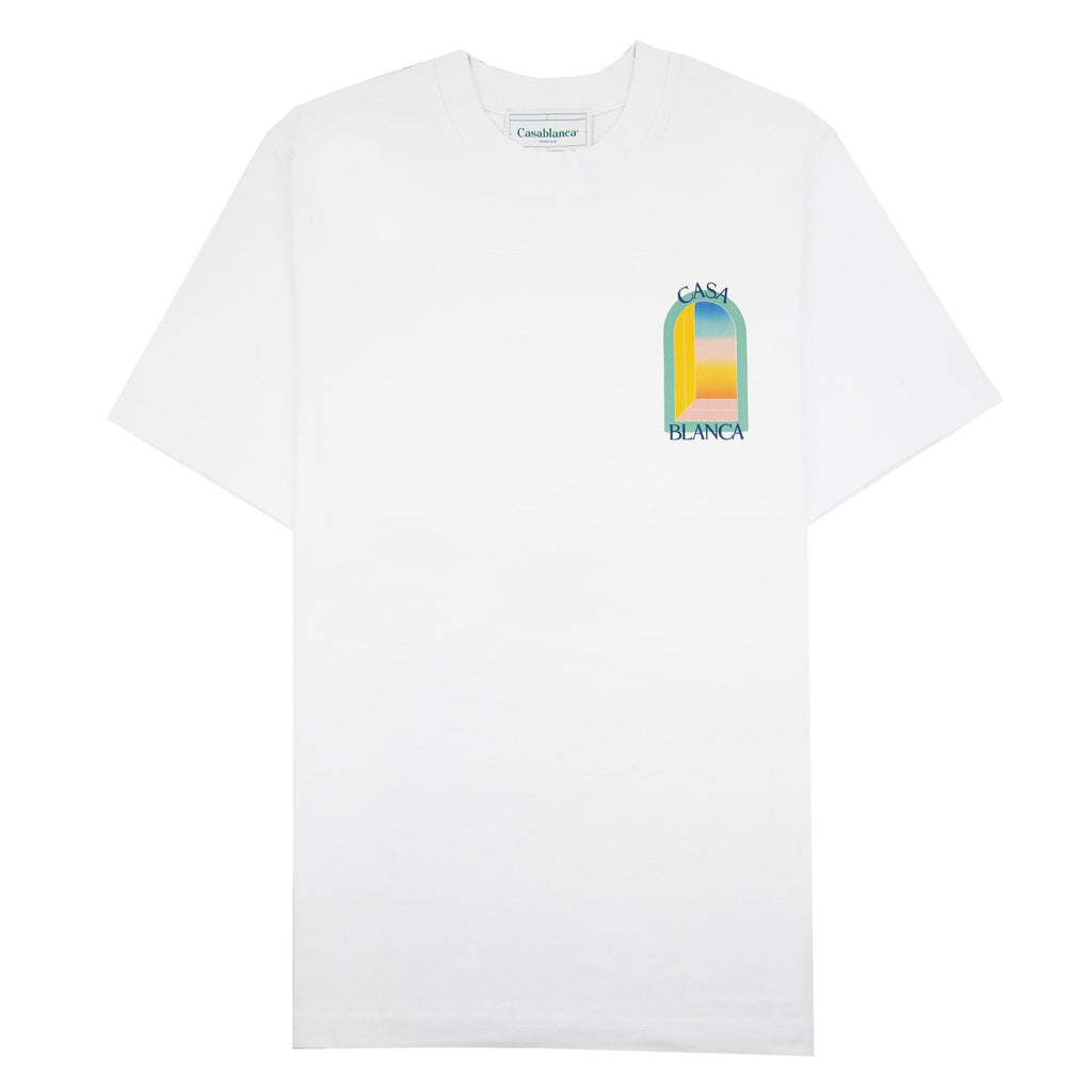 Casablanca L Arch Colore Printed T Shirt White 001