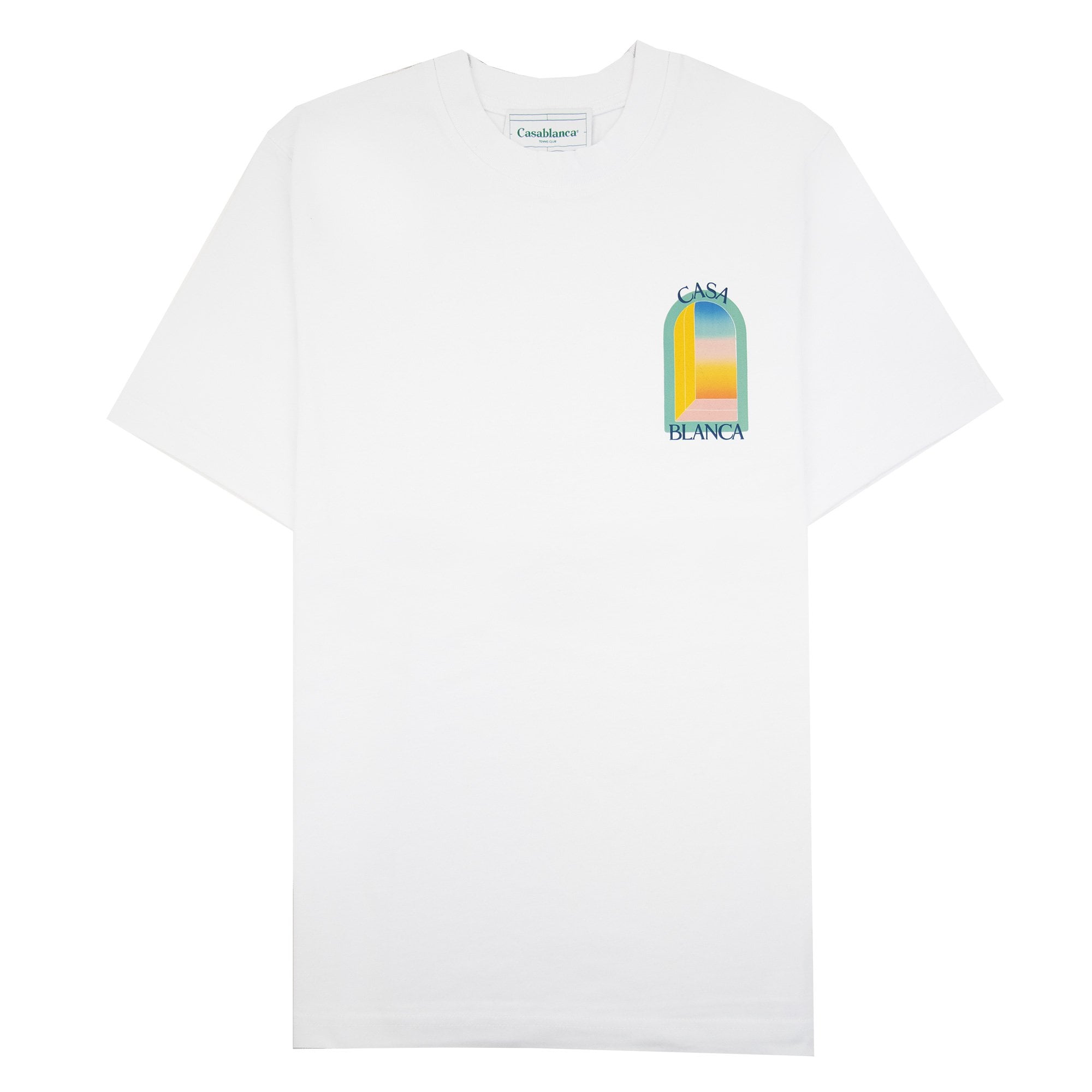 Casablanca L Arch Colore Printed T Shirt White 001