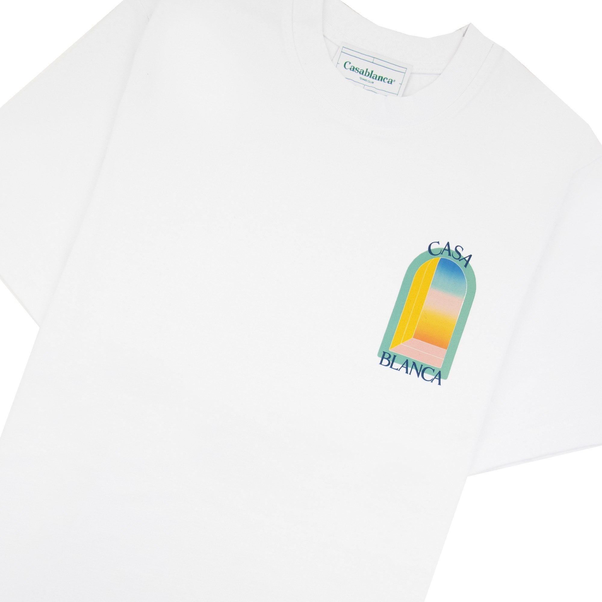 Casablanca L Arch Colore Printed T Shirt White 001