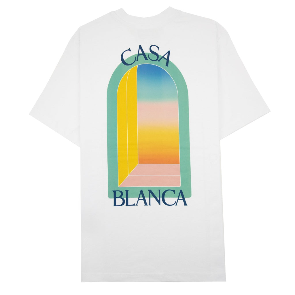 Casablanca L Arch Colore Printed T Shirt White 001