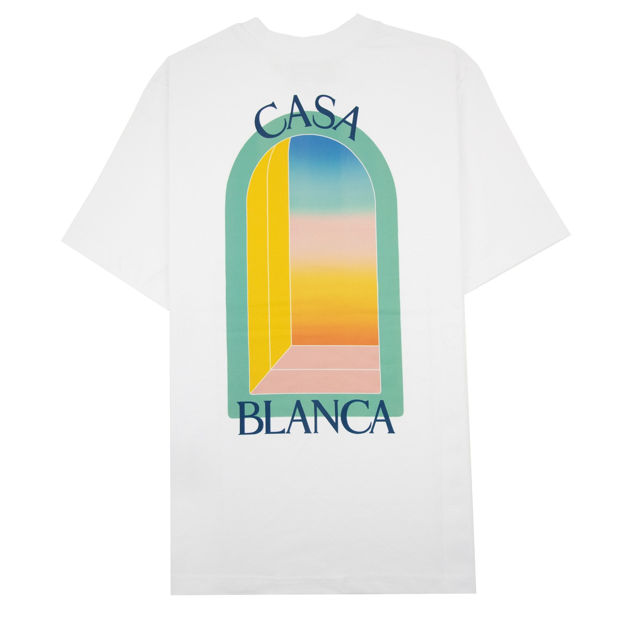Casablanca L Arch Colore Printed T Shirt White 001