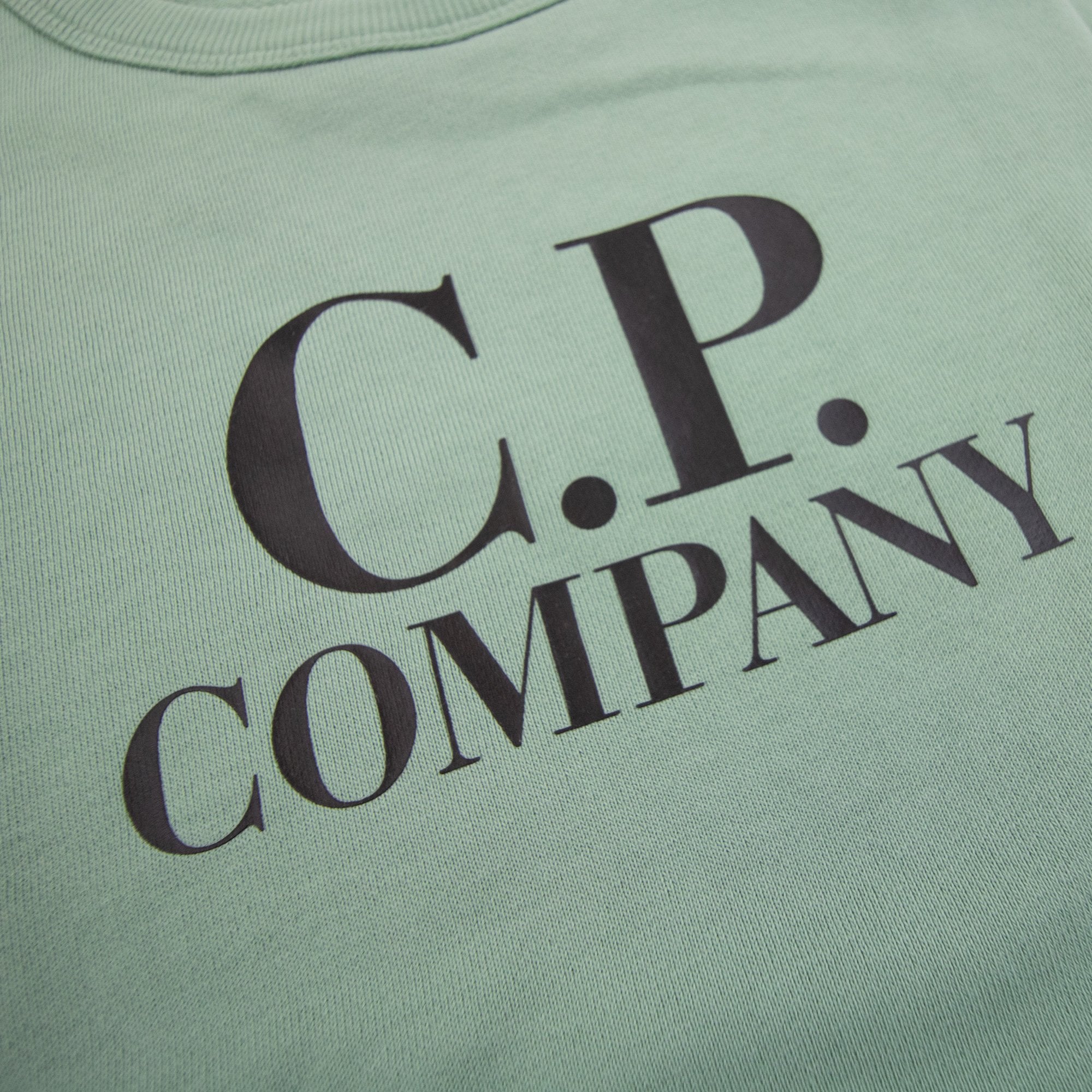 Cp Company Undersixteen Basic Lens Crewneck Sweatshirt Green 626