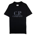 Cp Company Undersixteen Chest Logo Back Goggle T-shirt Black 999